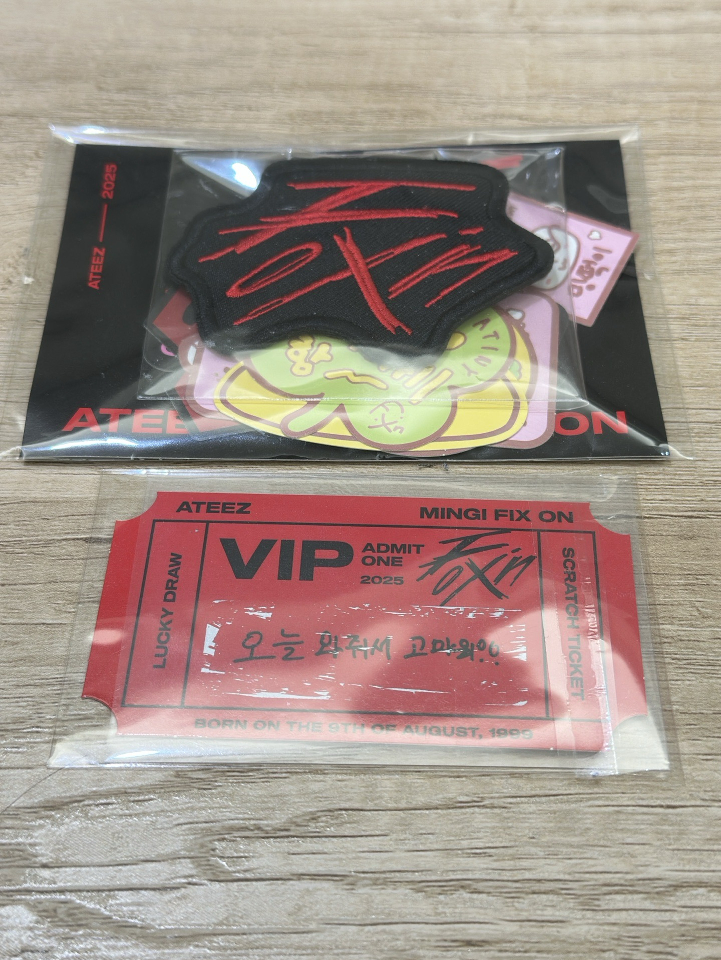 💛旼琦-FIXON 布章貼紙組