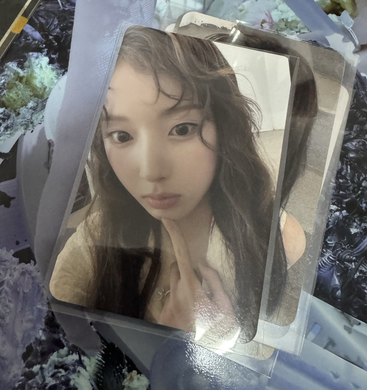 Blue ver 專卡 戳下巴 友