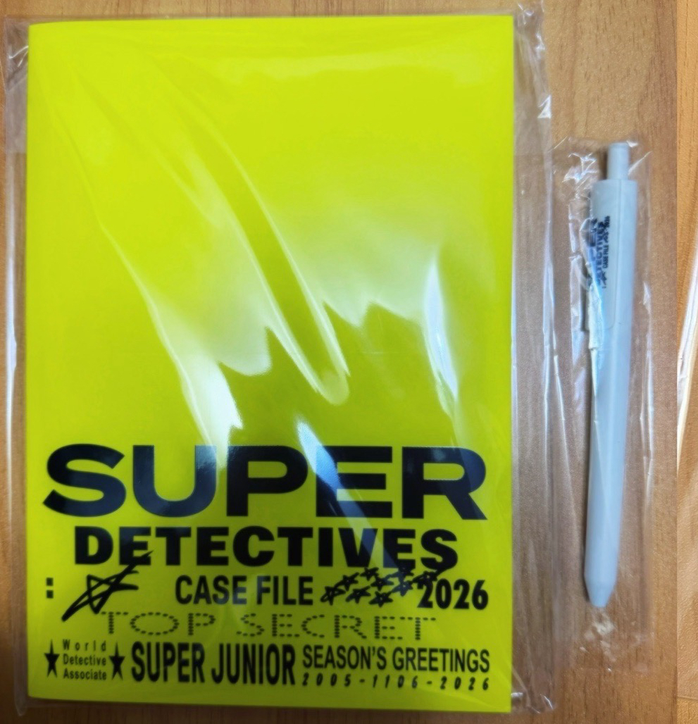 Super Junior 2026年歷 筆記本+筆