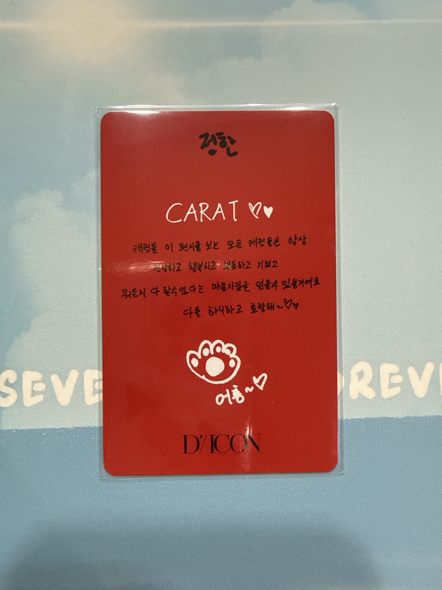 DICON特典（卡背有字在下一頁）