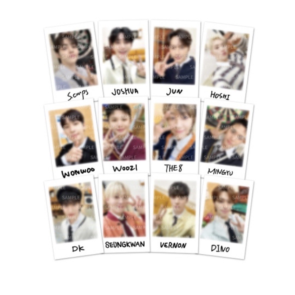 全新現貨 SEVENTEEN holiday 拍立得卡包