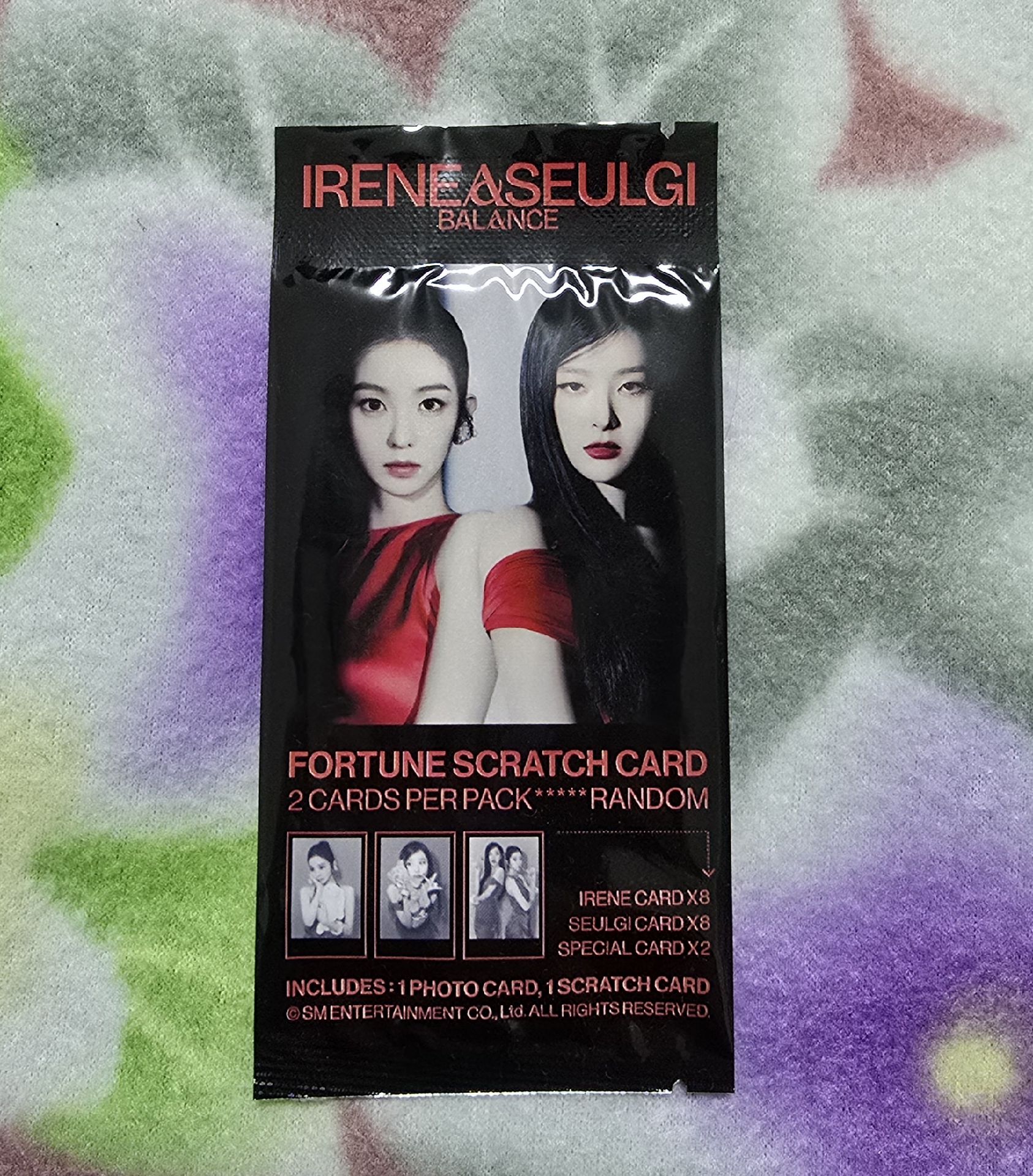 Red Velvet Irene & Seulgi 小分隊 演唱會周邊卡包