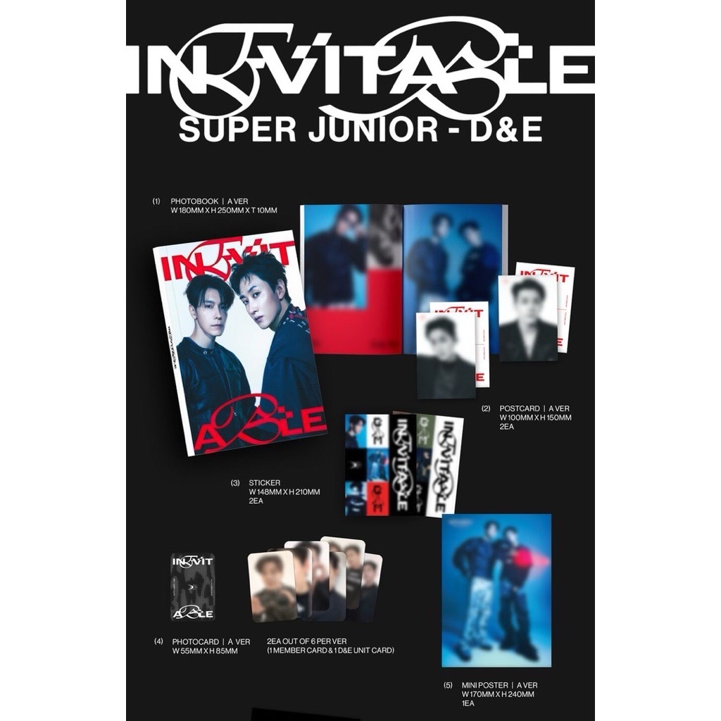 SUPER JUNIOR-D&E - 迷你六輯[INEVITABLE]未拆專（含特典)