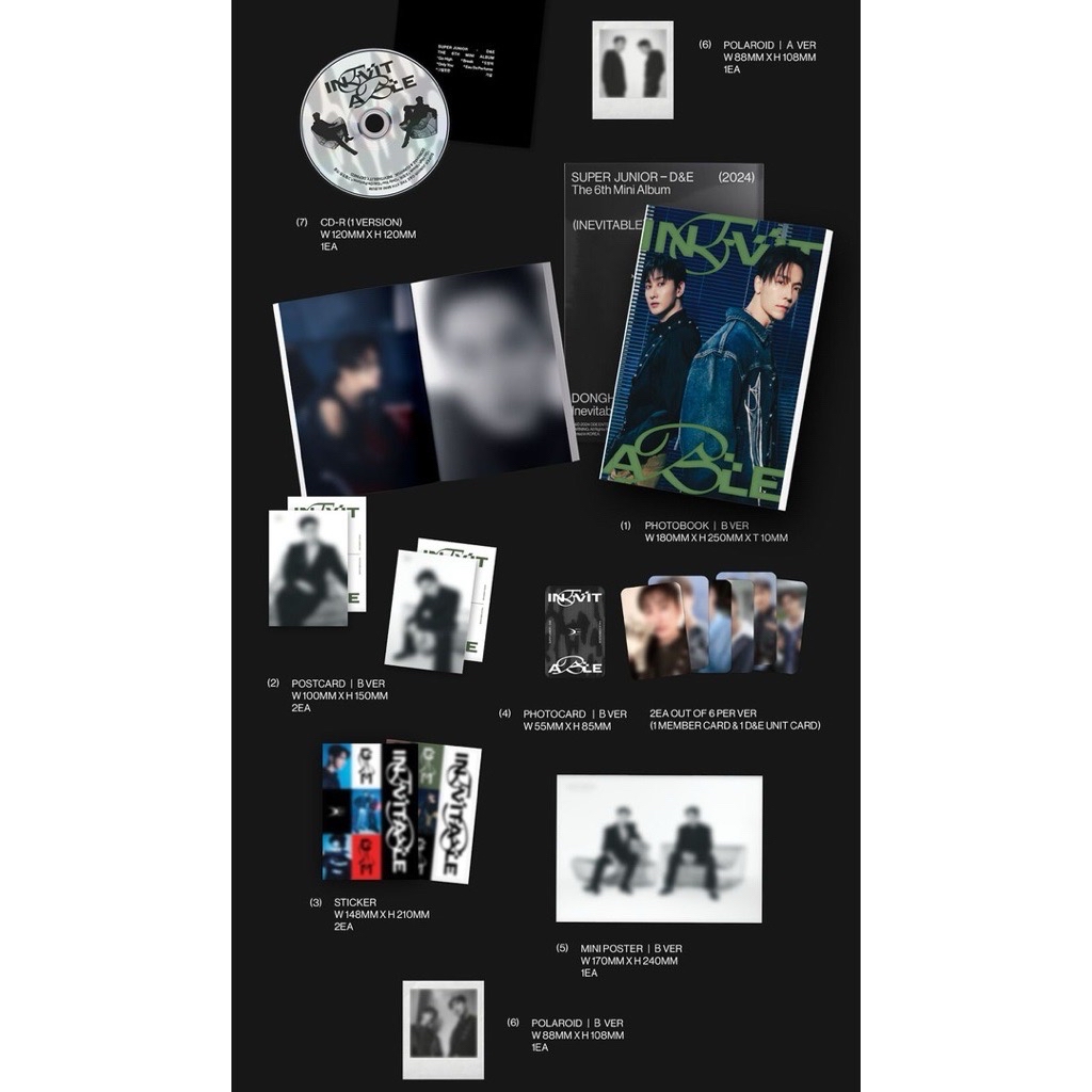 SUPER JUNIOR-D&E - 迷你六輯[INEVITABLE]未拆專（含特典)