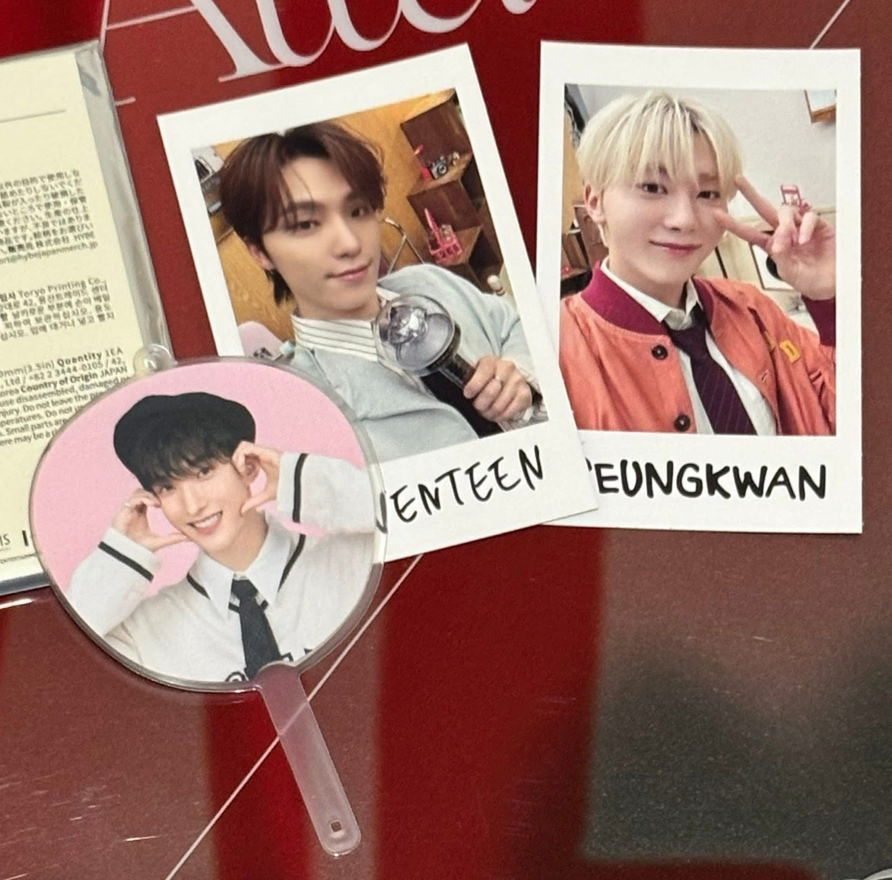 飯咪holiday碩小扇（比愛心）+寛燦拍立得