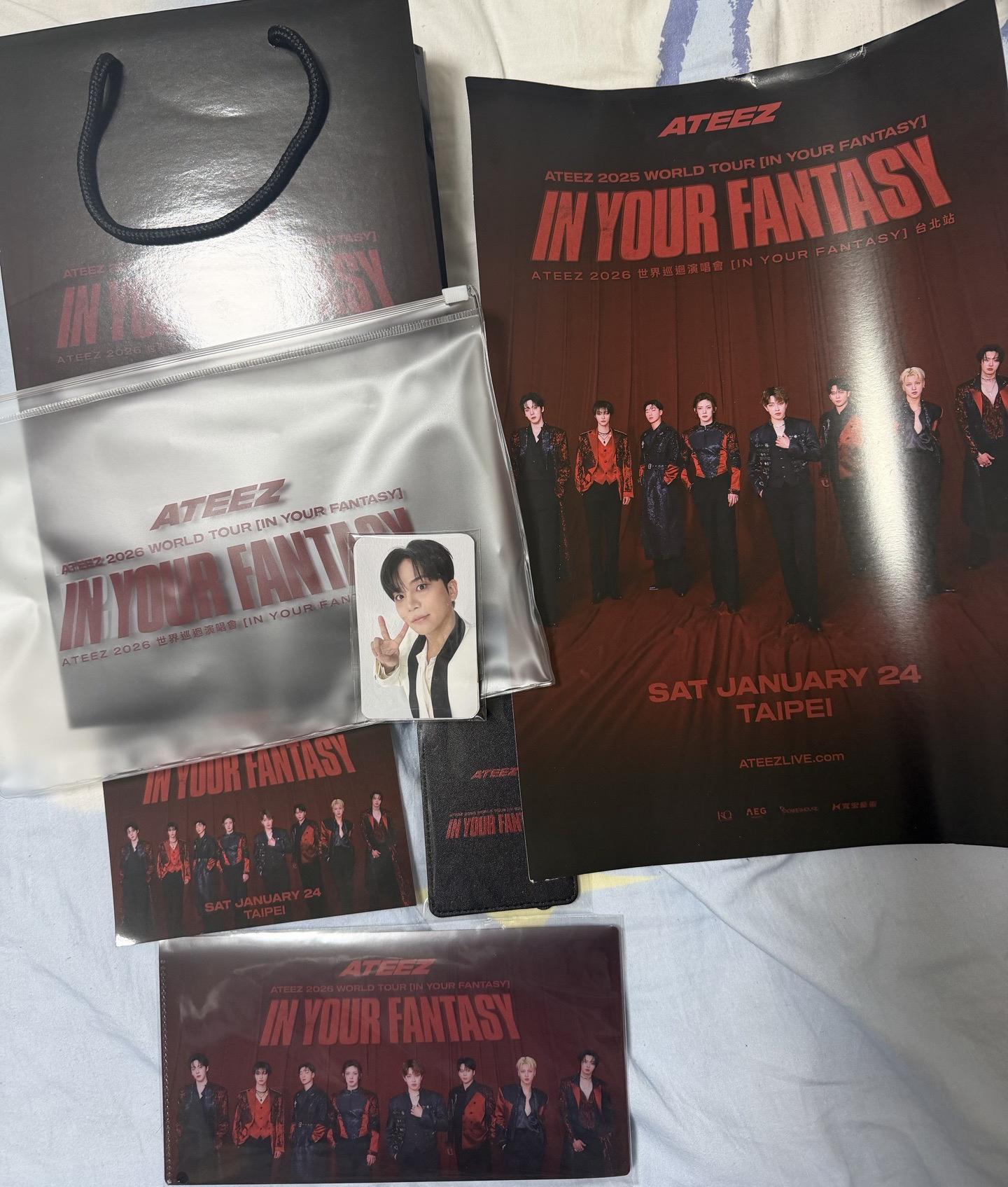 Ateez台北站vip禮包