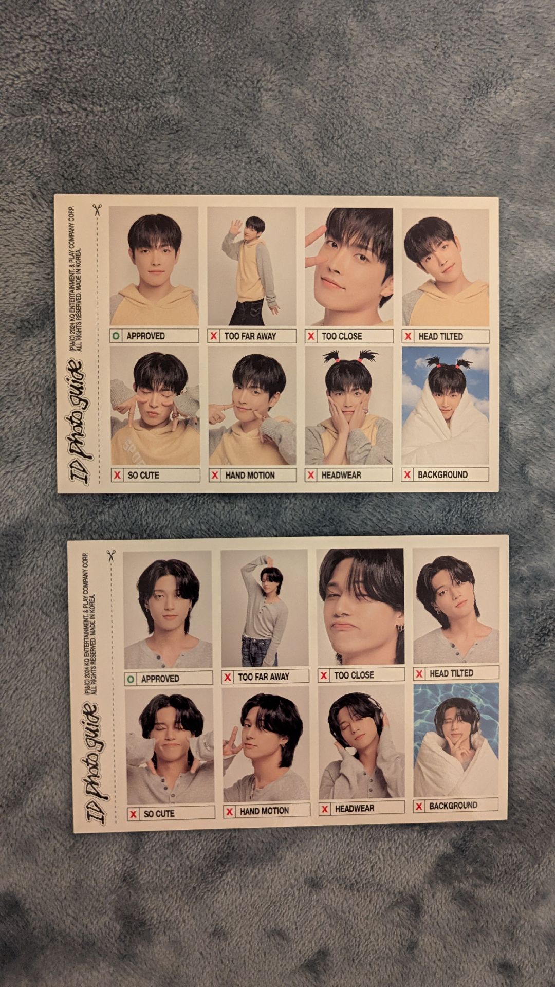 弘中+友榮 證件照set