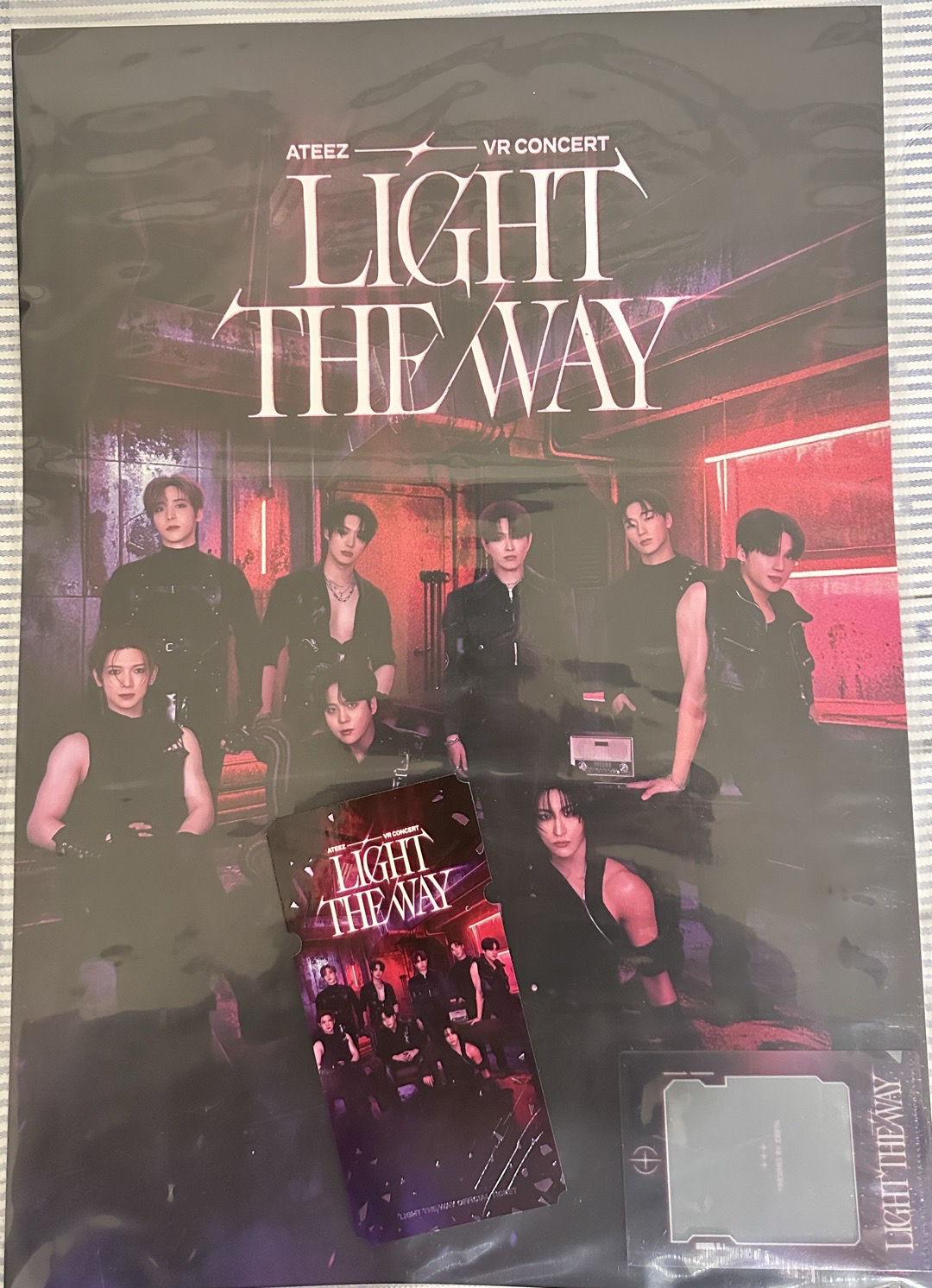 ATEEZ VR電影海報/票卡/小卡資料夾