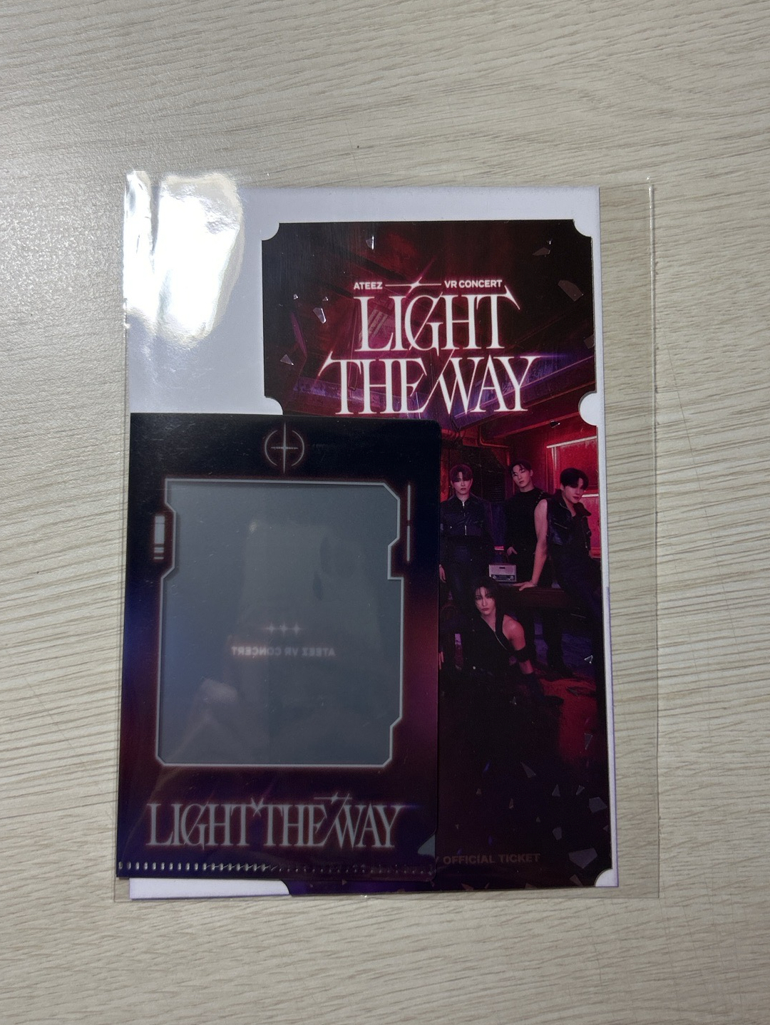 ATEEZ VR電影票卡+票卡夾