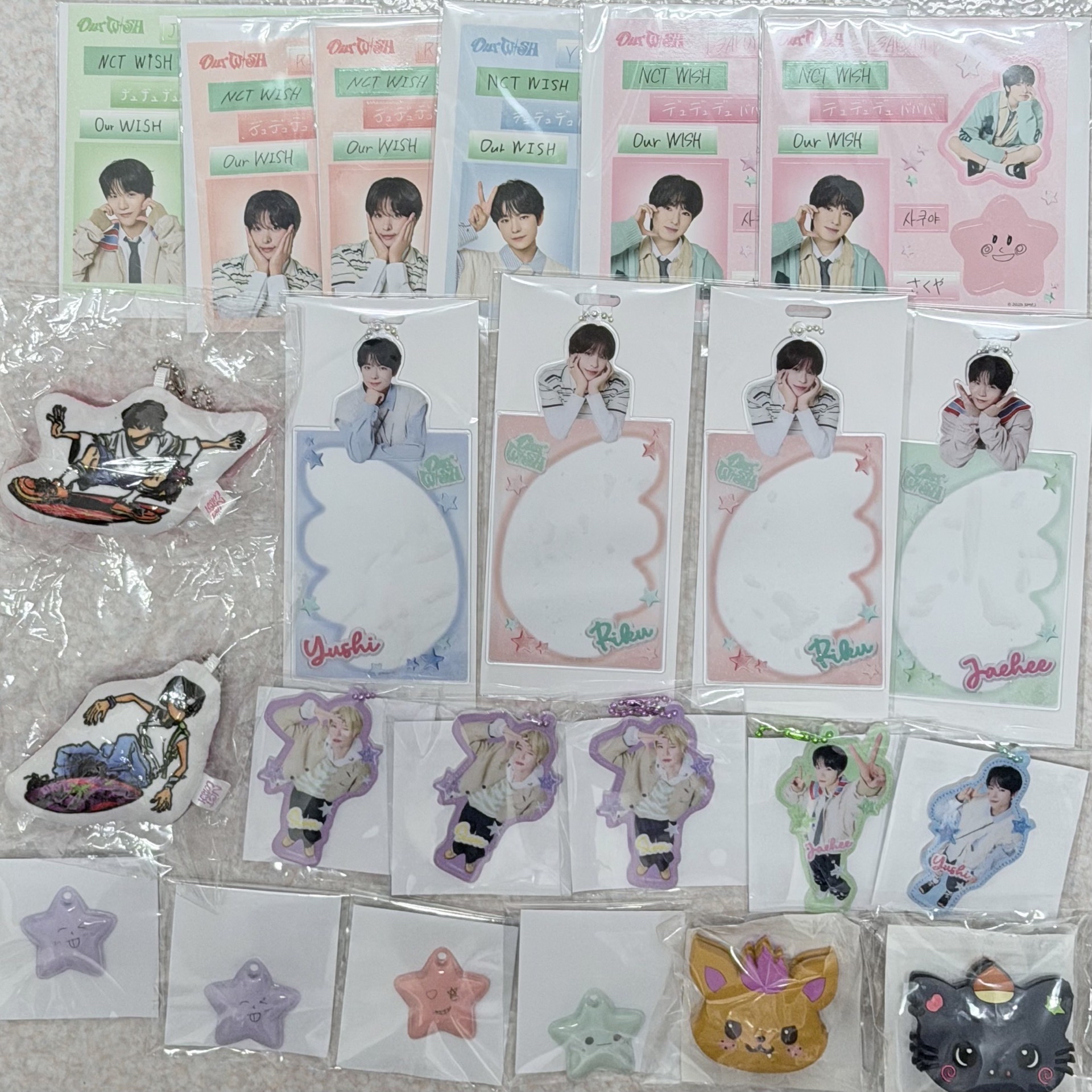 NCT WISH 一巡 日巡扭蛋、color快閃店扭蛋