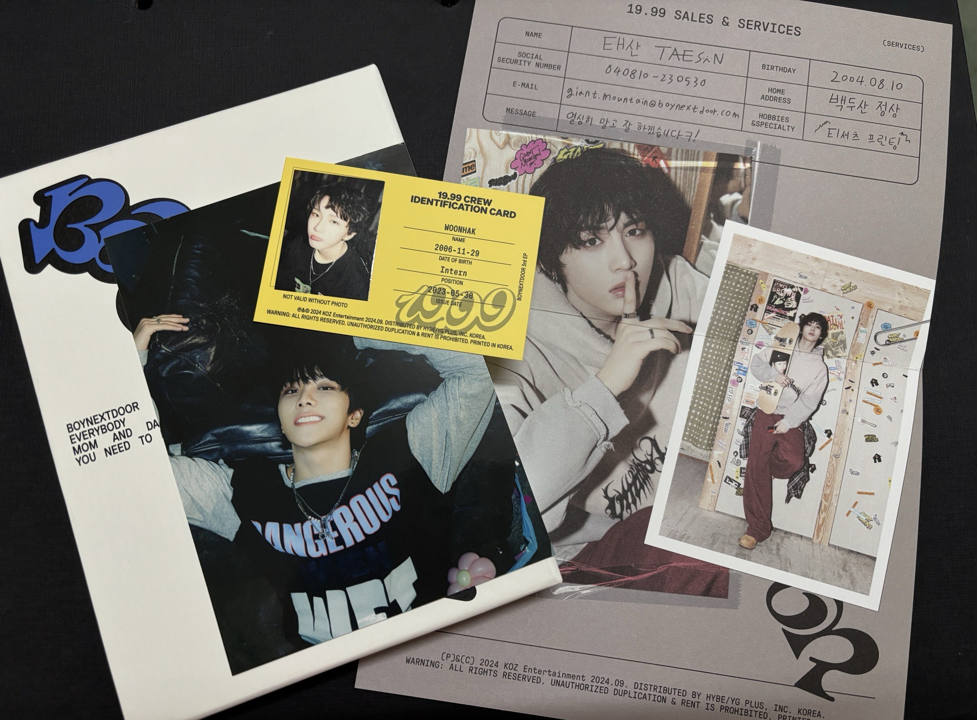 19.99 Dangerous ver. 已拆專 （配置如圖）無小卡