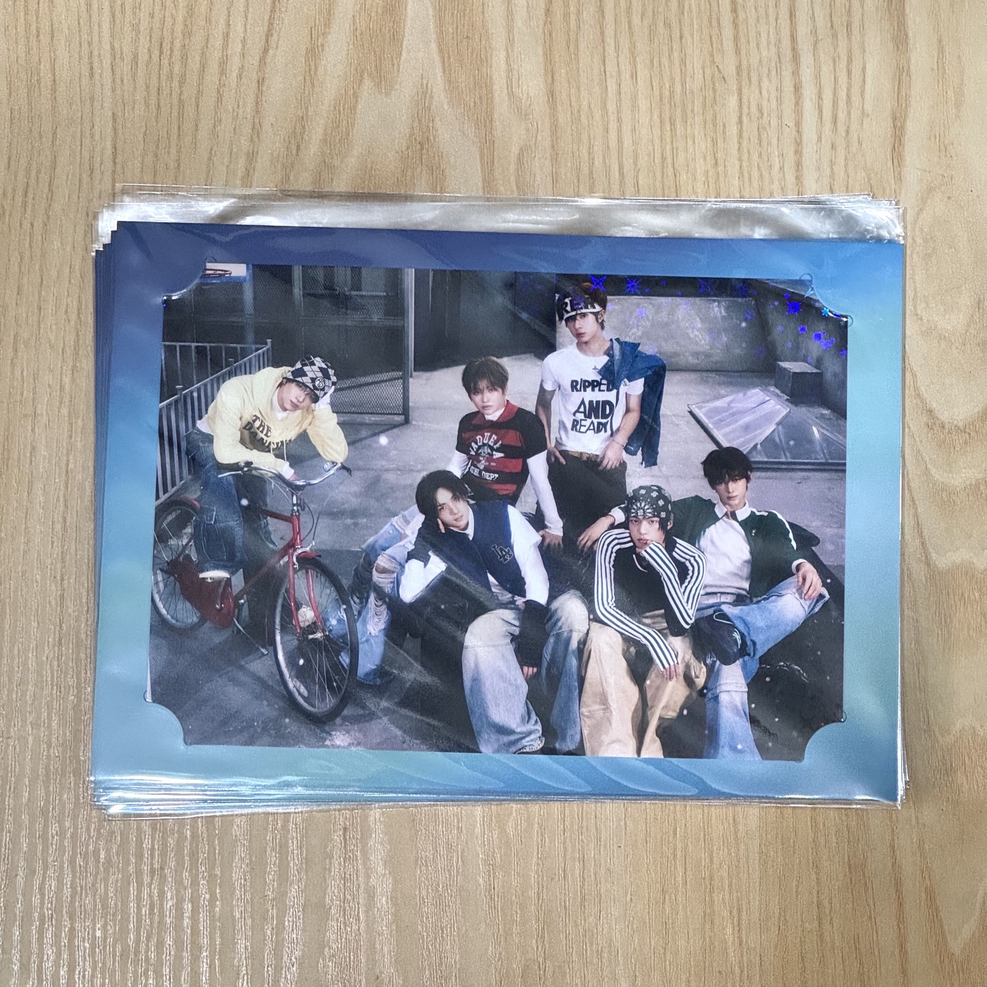 迷四 play hard 日咖 團體明信片