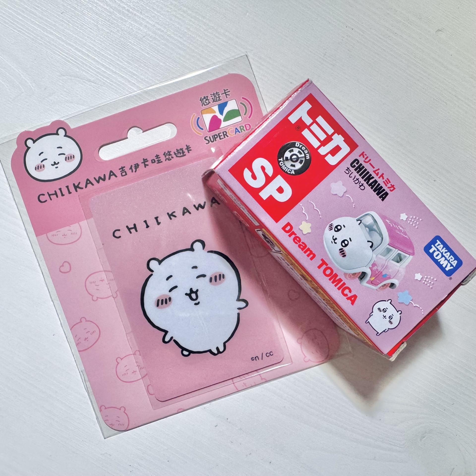 Chiikawa｜ 吉伊悠遊卡+Tomica小車