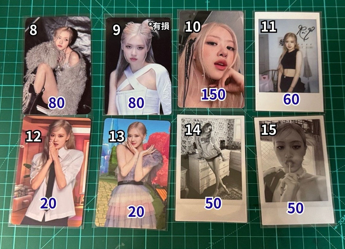 BLACKPINK小卡販售賣場