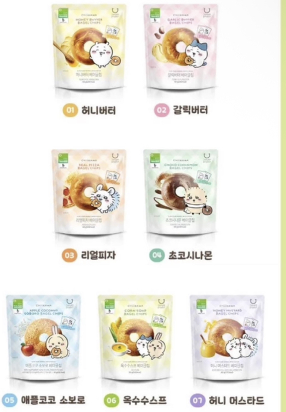 吉伊卡哇聯名貝果餅乾