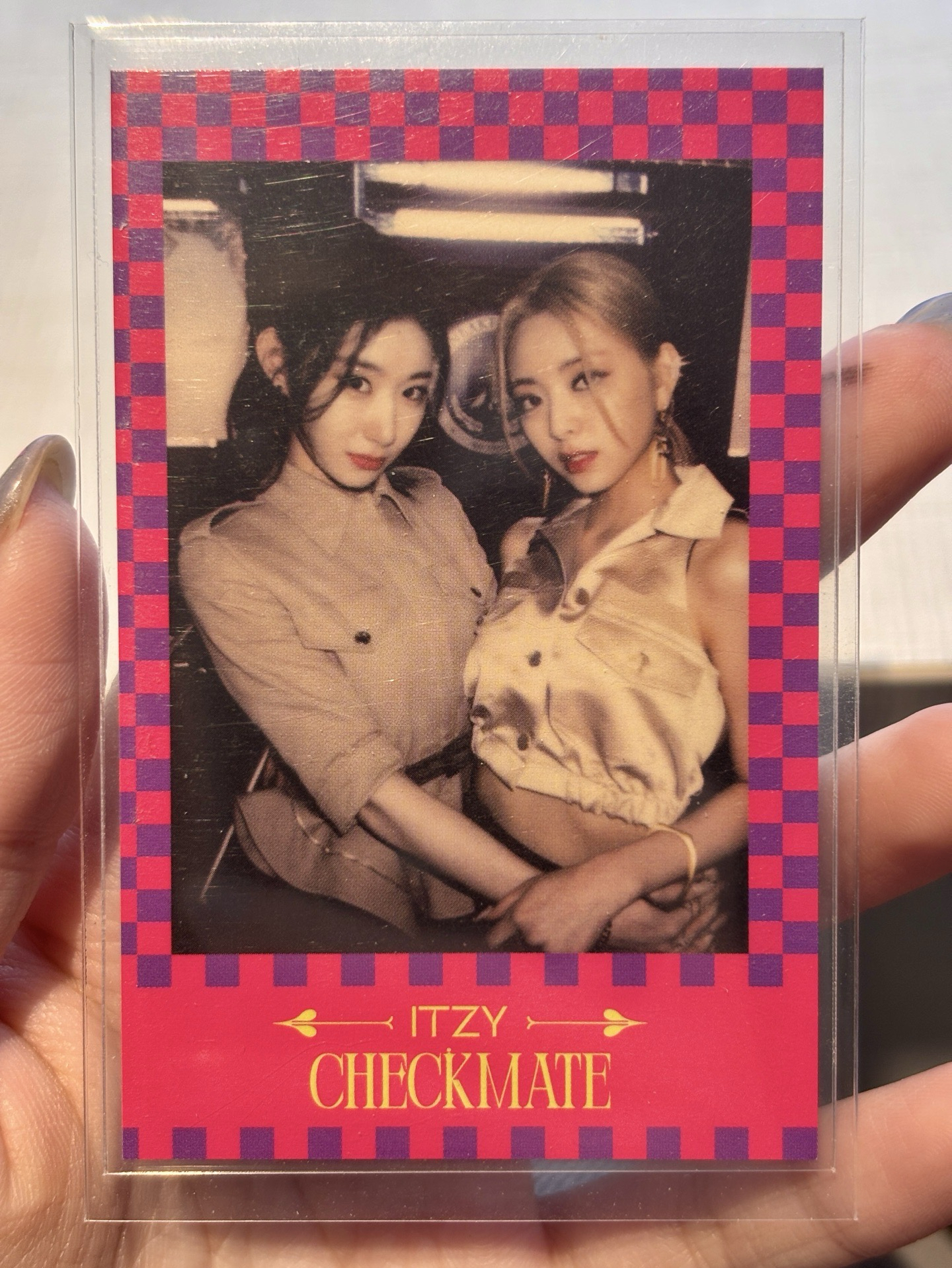 ITZY CHECKMATE 專輯卡 彩領有娜雙人卡
