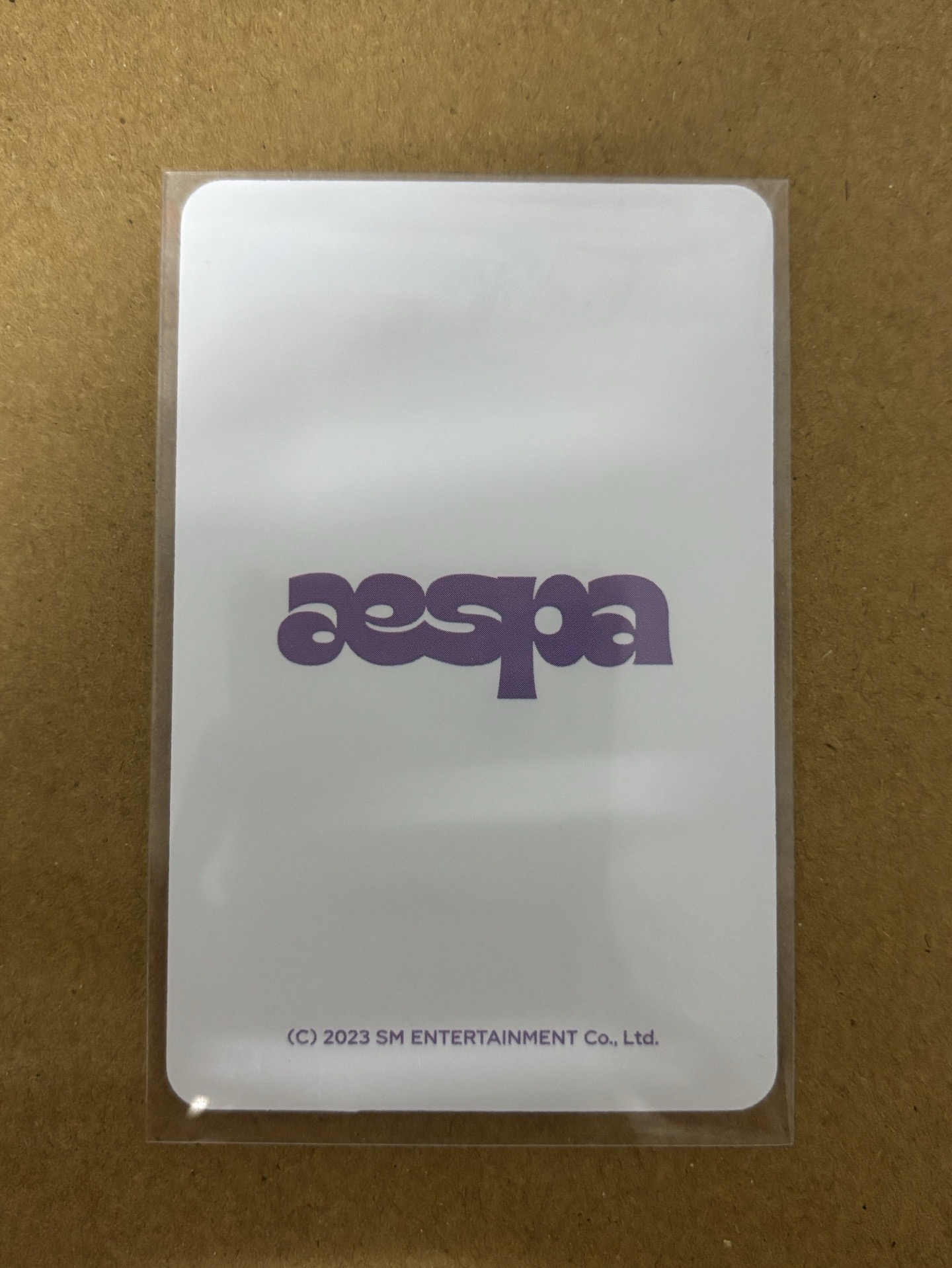 aespa Karina 柚子 ctmi 隨機卡 紫版 柚-149