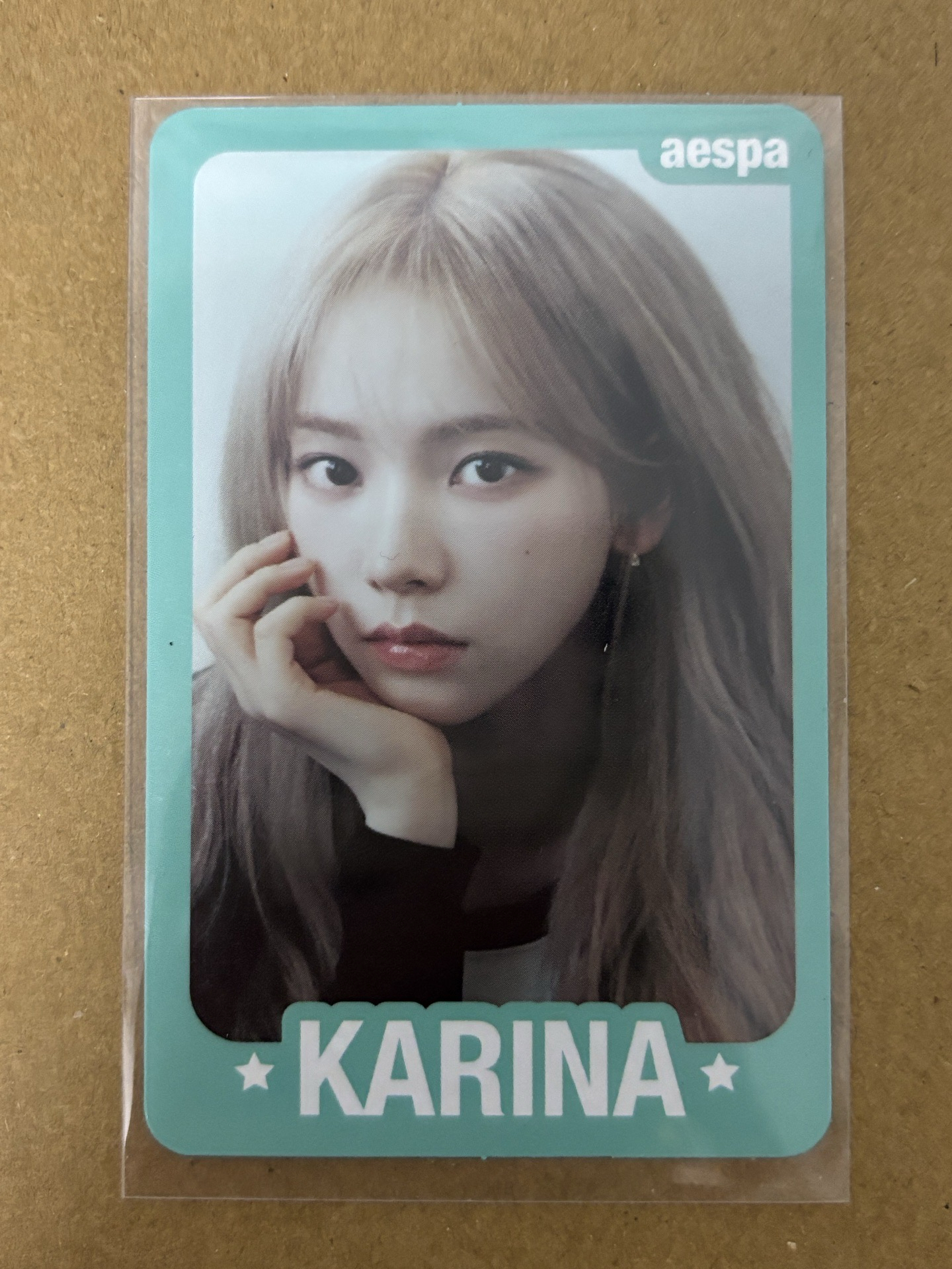 aespa Karina 柚子 MY WORLD 隨機卡 D版柚 柚-70