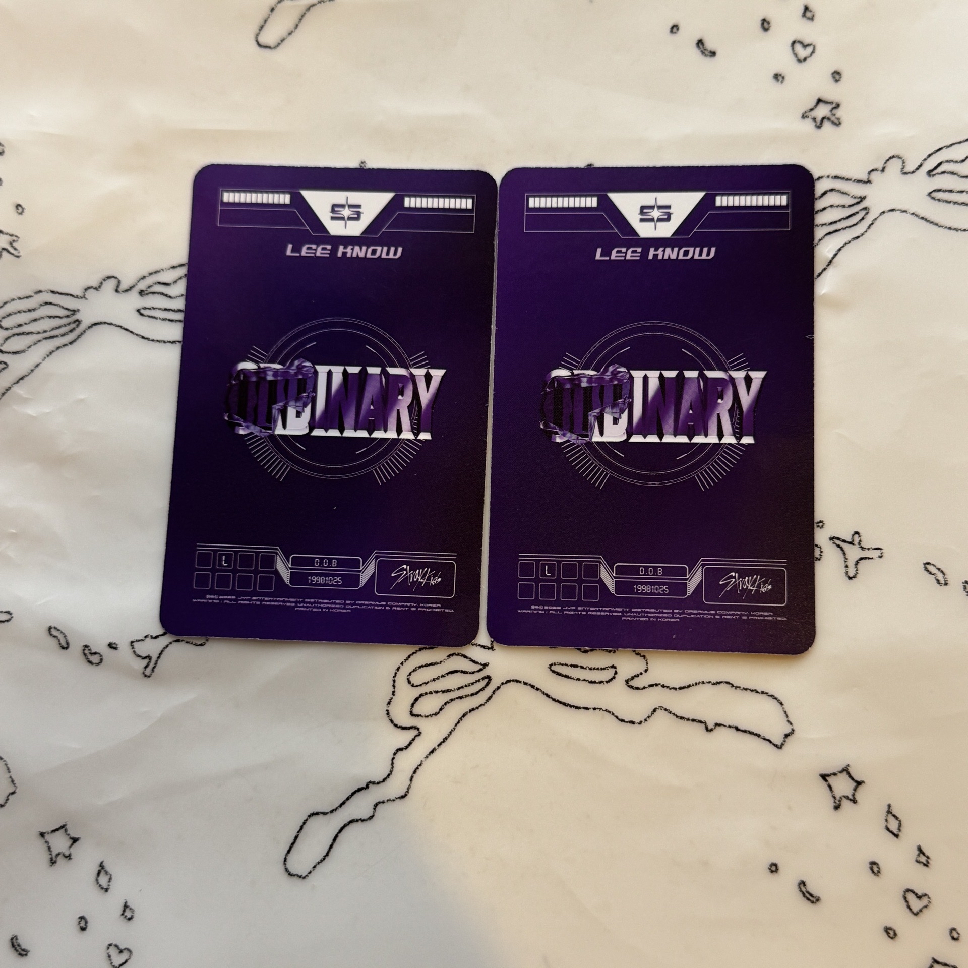 Stray Kids LeeKnow李旻浩 ODDINARY case ver.專卡