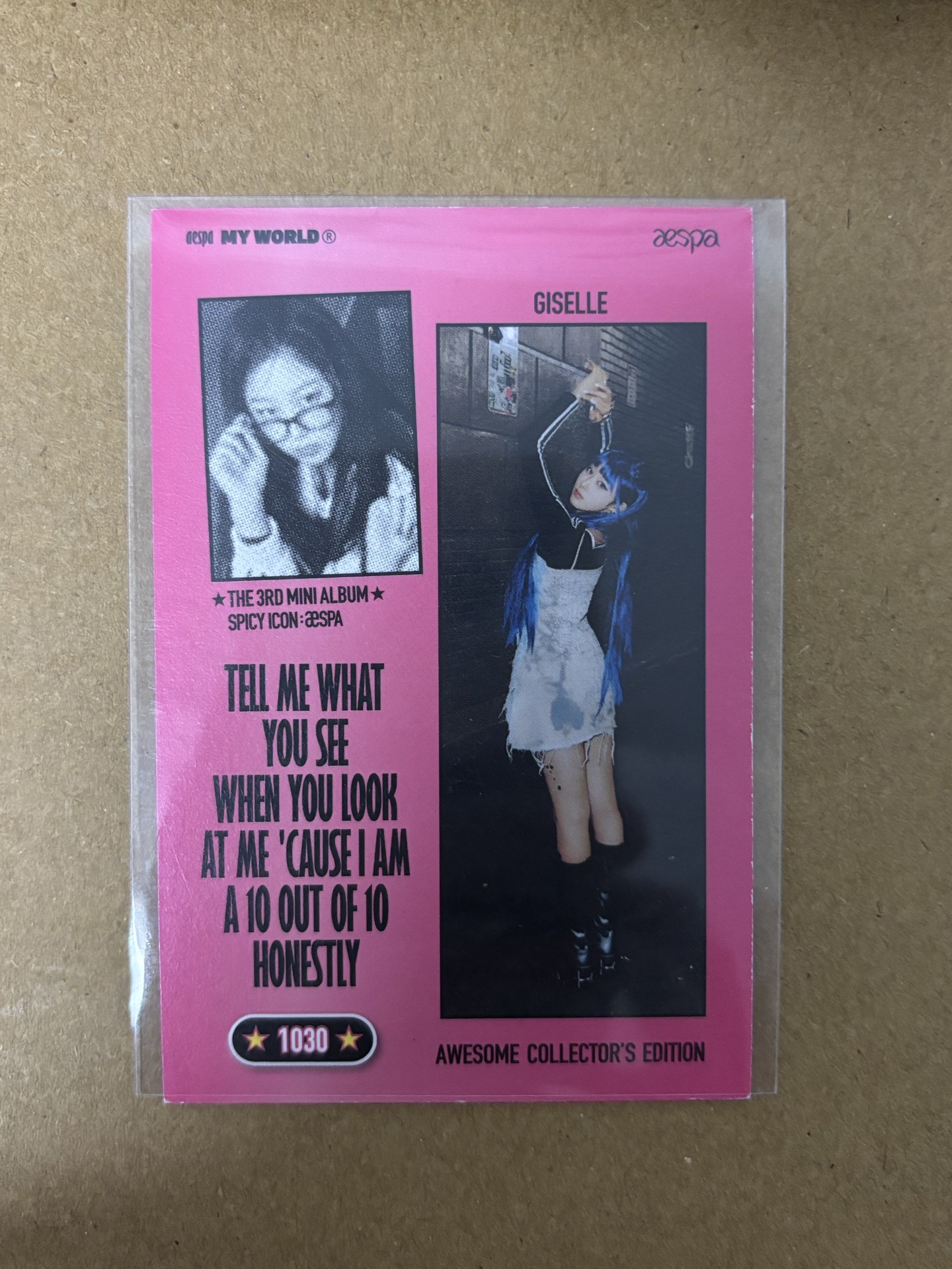 aespa Giselle 吉吉 MY WORLD 專輯卡 zine spicy吉 吉-37