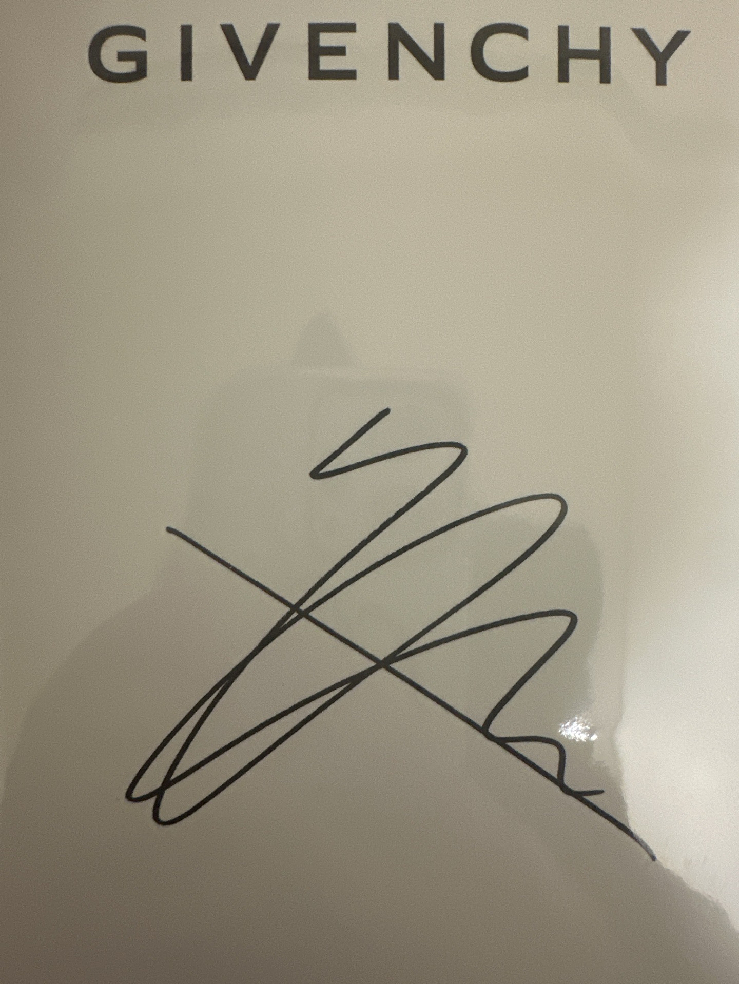 stray kids 鉉辰 紀梵希簽名明信片