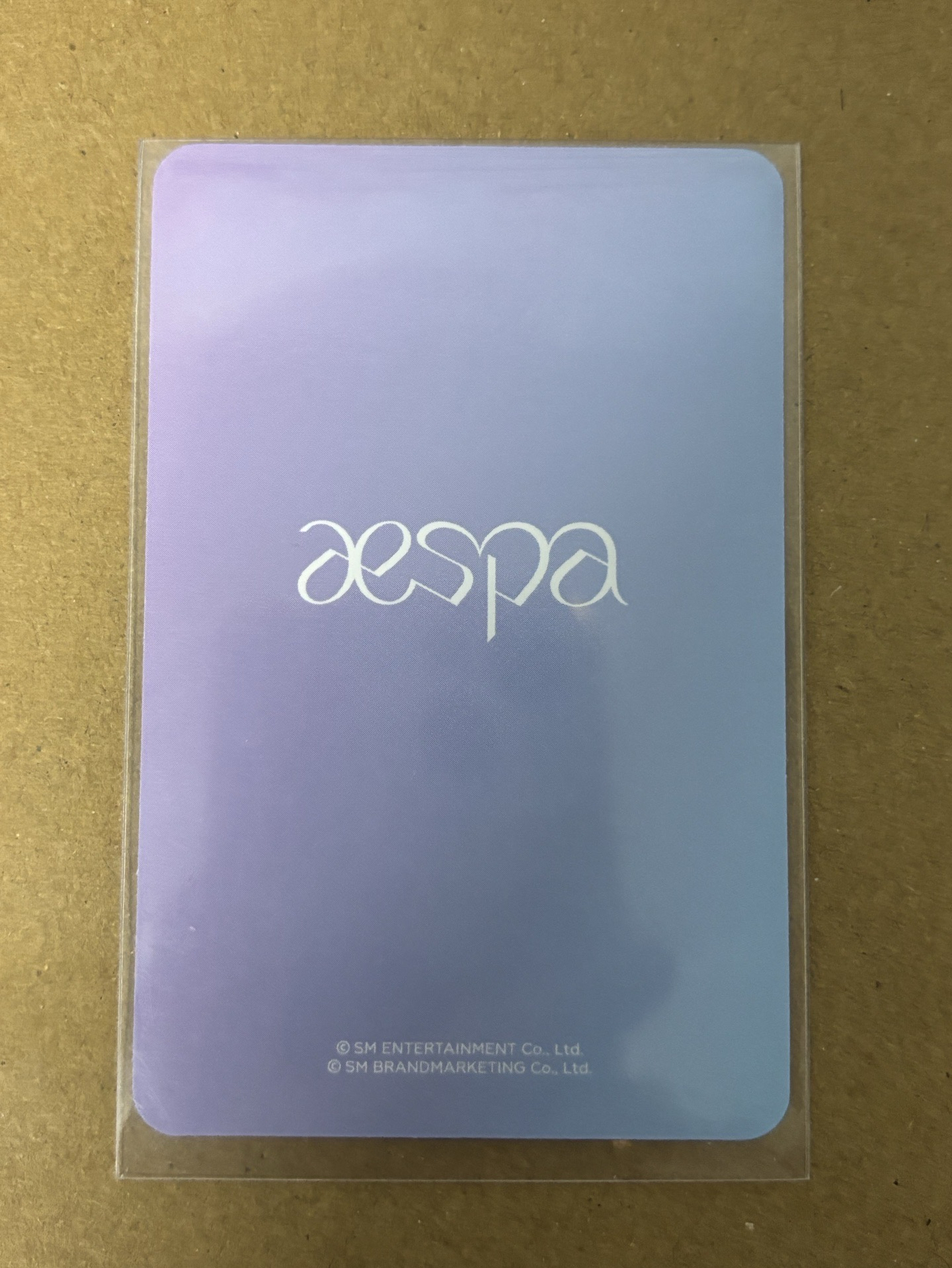 aespa NingNing 寧 周邊卡 手燈卡1.0寧