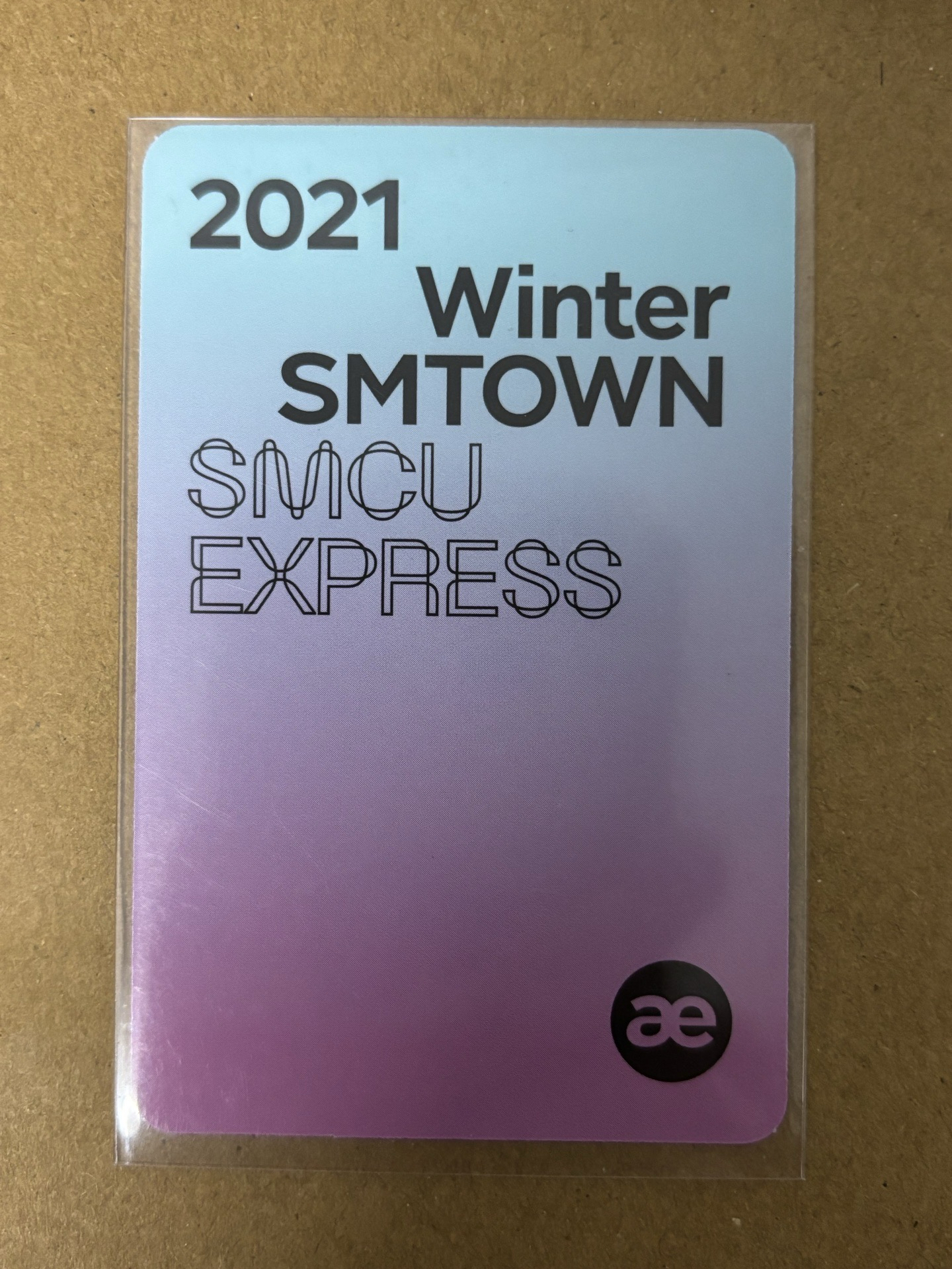 aespa Karina 柚子 21SMCU 專輯卡 smcu2021冬專 團封id柚 柚-180