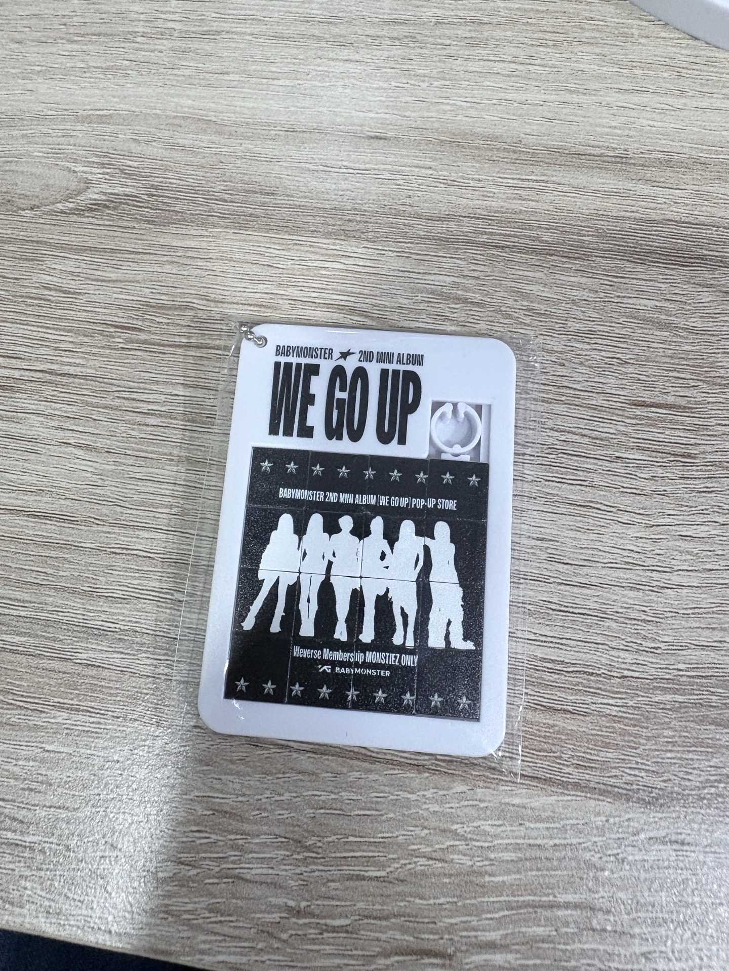 Baby We go up會員禮物 小型拼圖吊飾