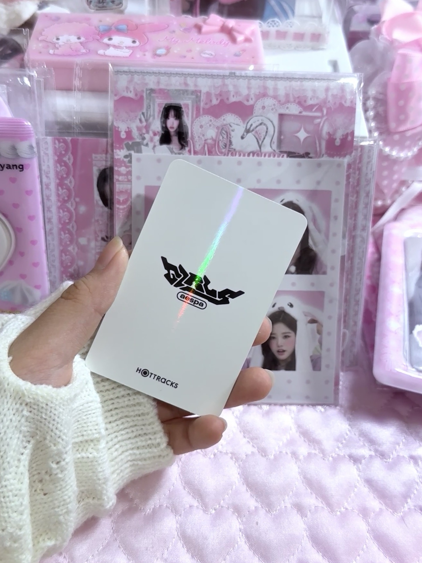 aespa 寧寧答題卡