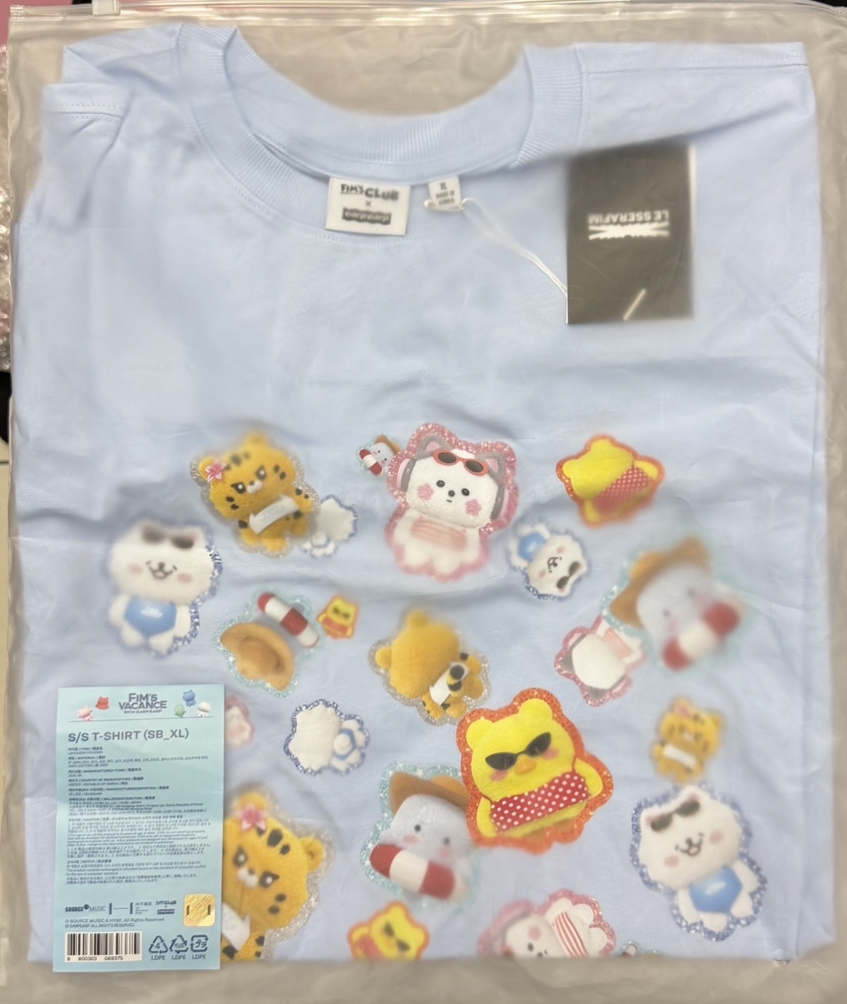 Fim’s club 藍色短踢 尺寸（XL）