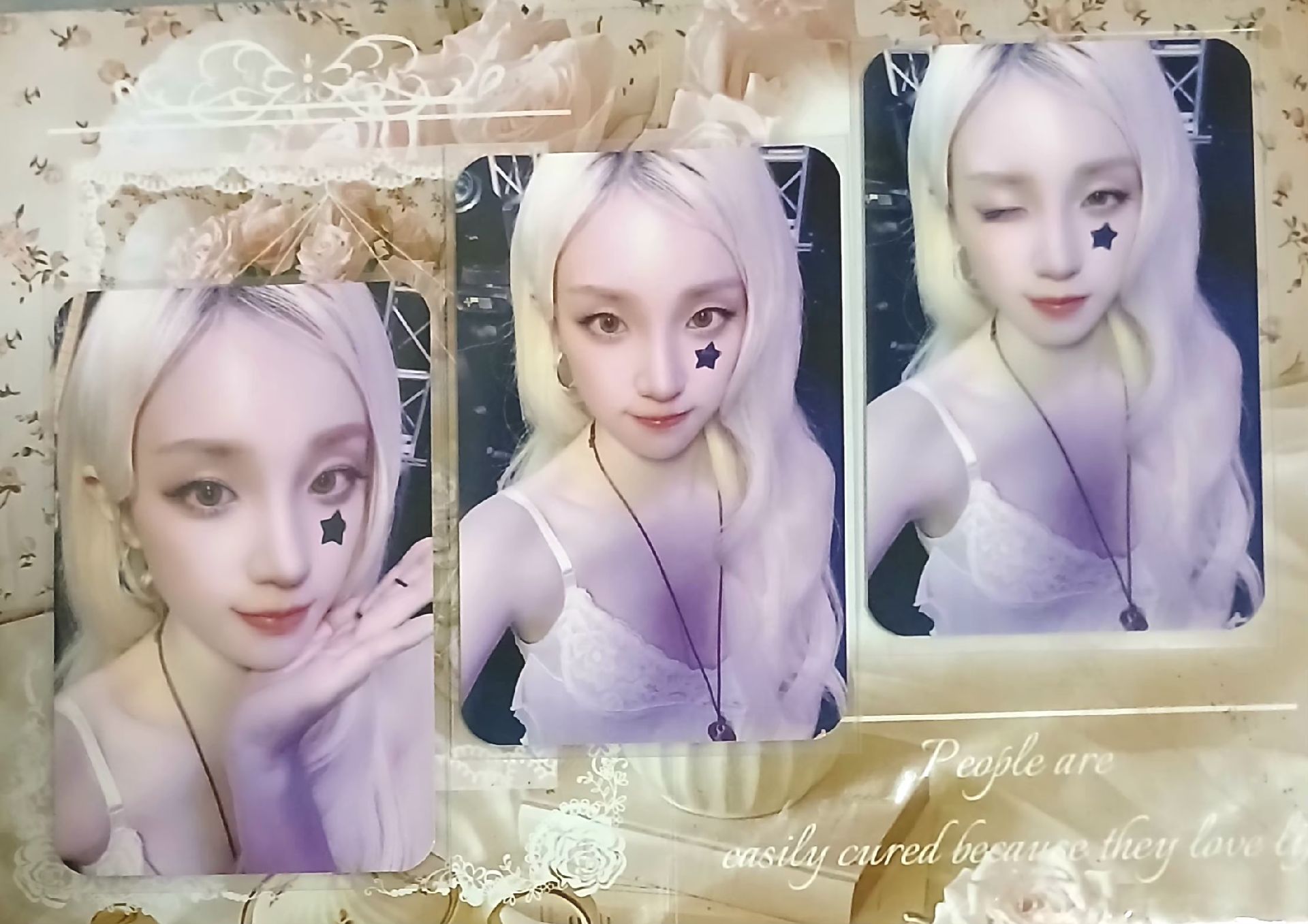 琦lo2 BR 幸運卡 一套三張