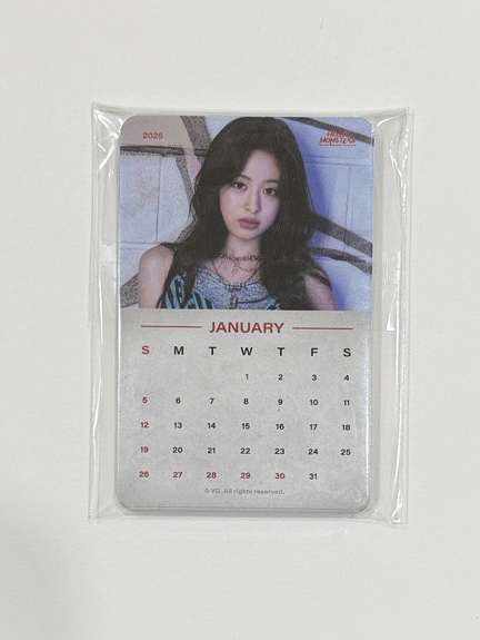 日曆全員未拆一套14張