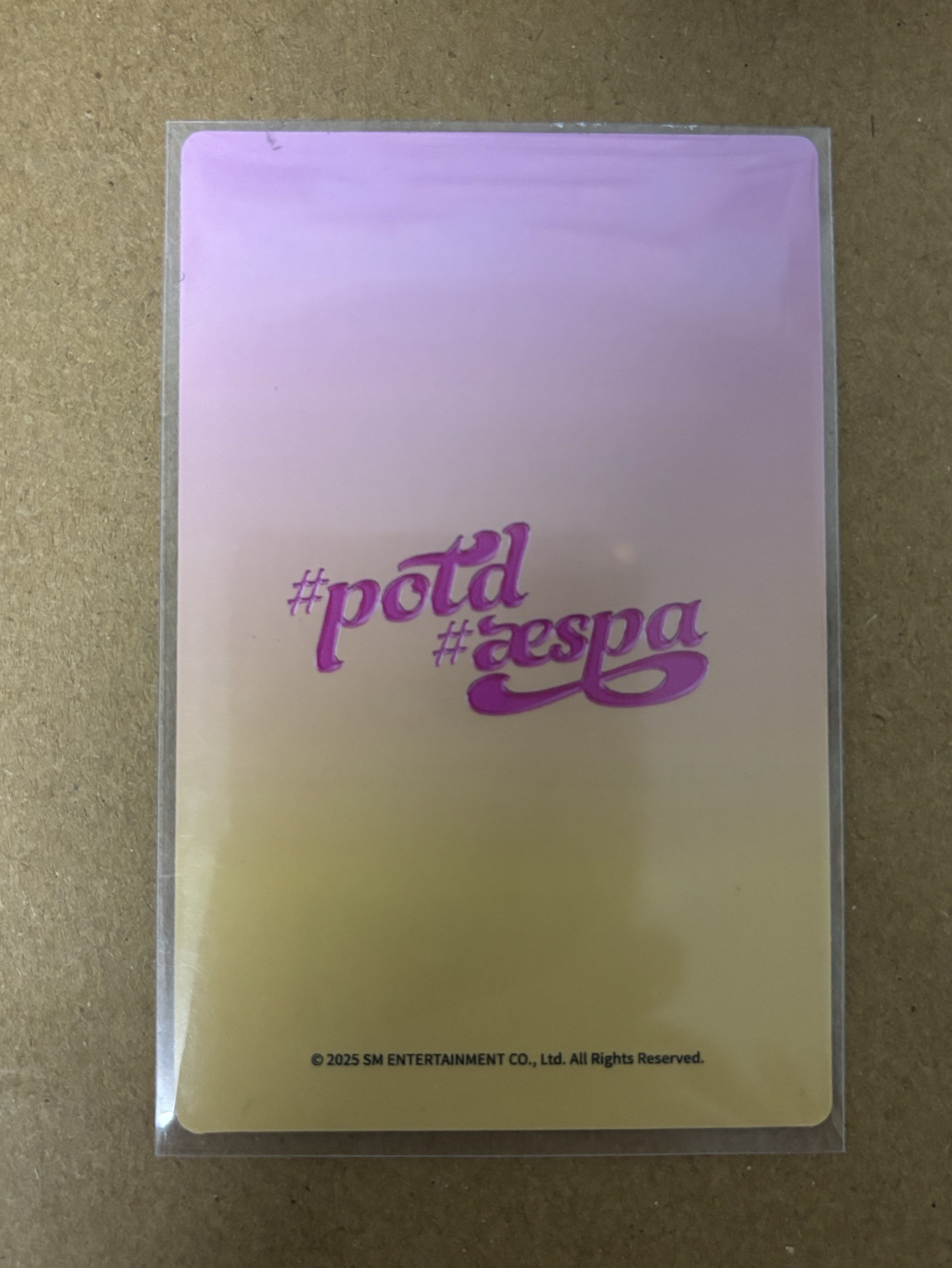 aespa Karina 柚子 #potd展會 入場卡 / 場限卡 #potd 廣州展會門票卡柚 柚-199
