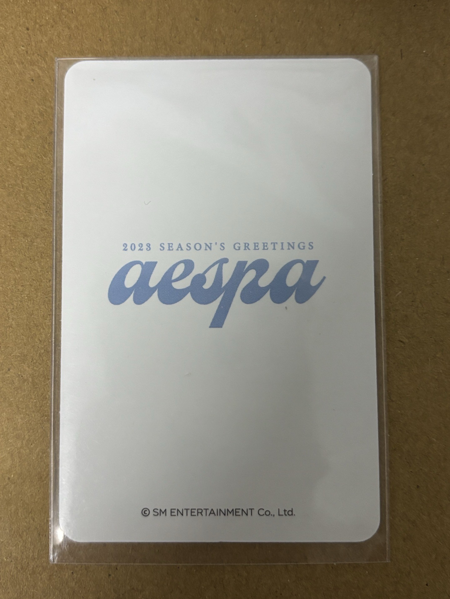 aespa Karina 柚子 2023年曆 sm 特典卡 特典柚 柚-135