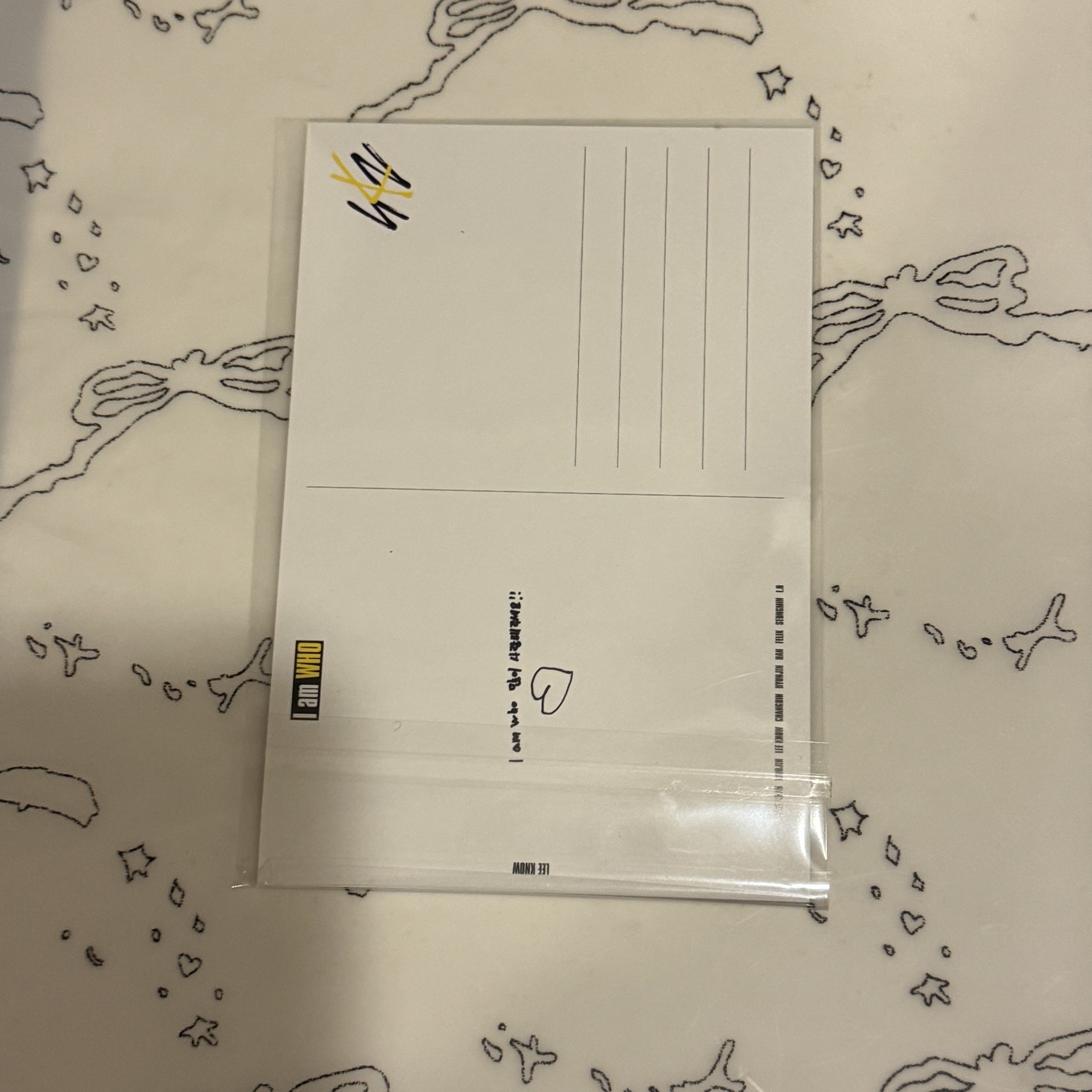 LeeKnow李旻浩 I am WHO 明信片 預售禮