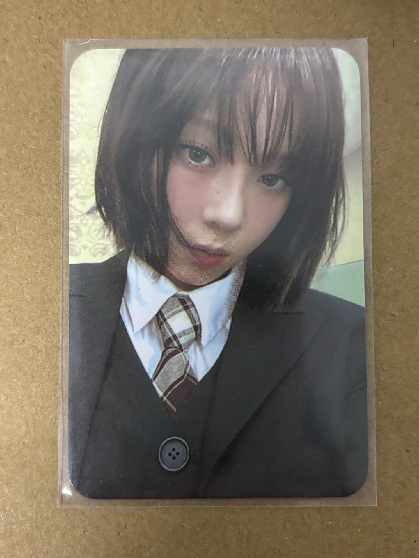 (瑕）aespa Winter 冬天 MY WORLD 專輯卡 intro冬 校服冬 冬-02