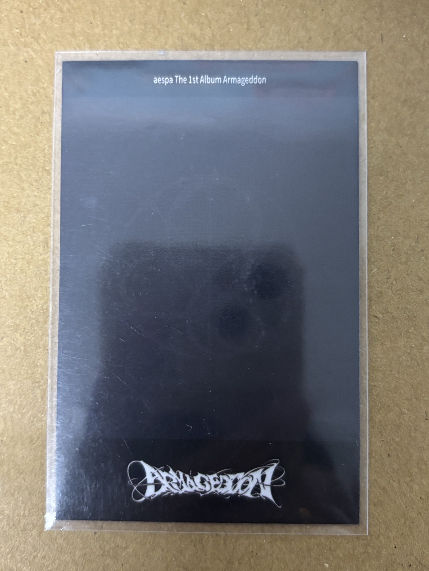 aespa Winter 冬天 正規一 sr 特典卡 星河預售拍立得冬 冬-03