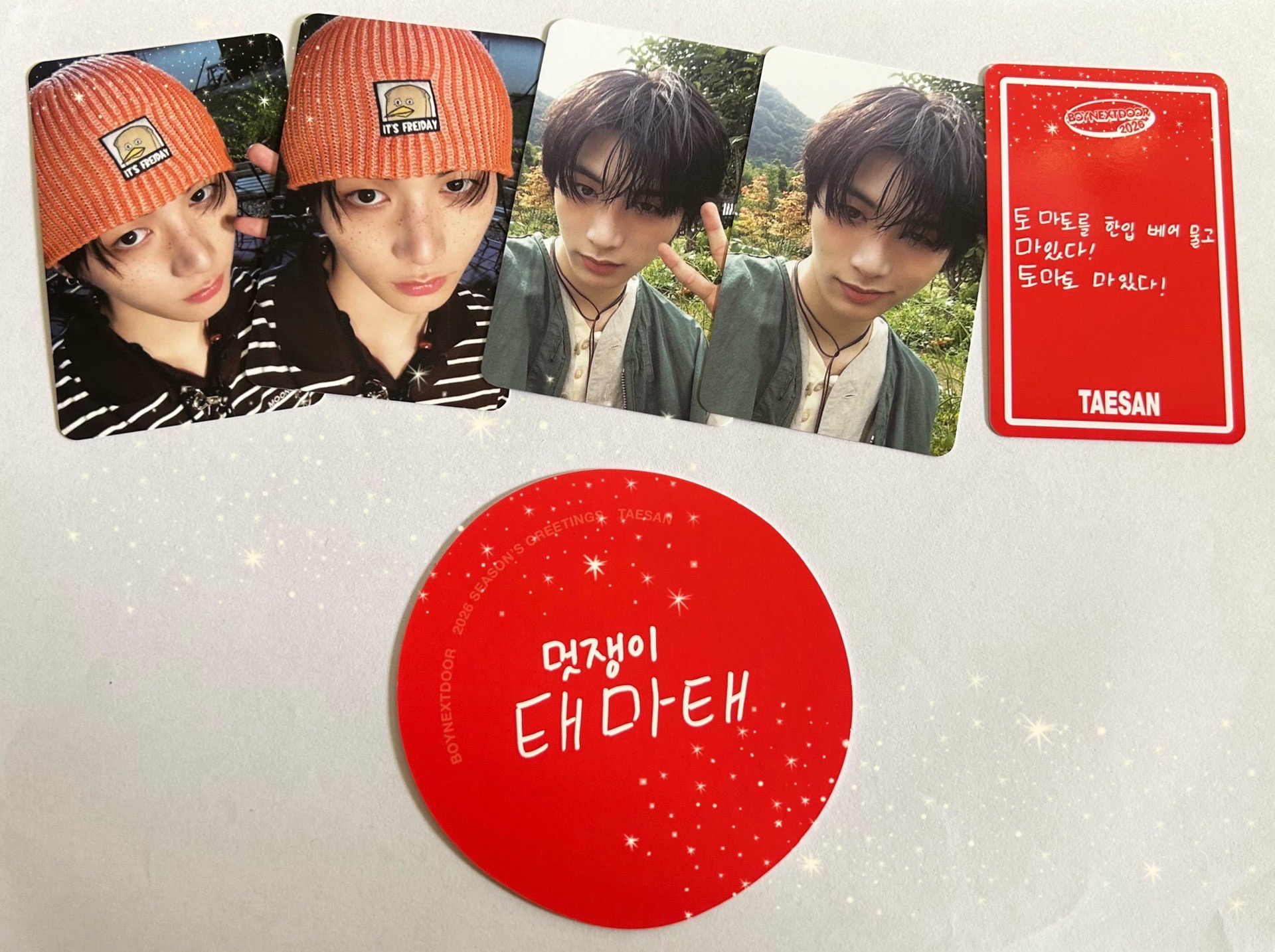  🍅我的番茄少年🍅 泰山 2026年曆 set 