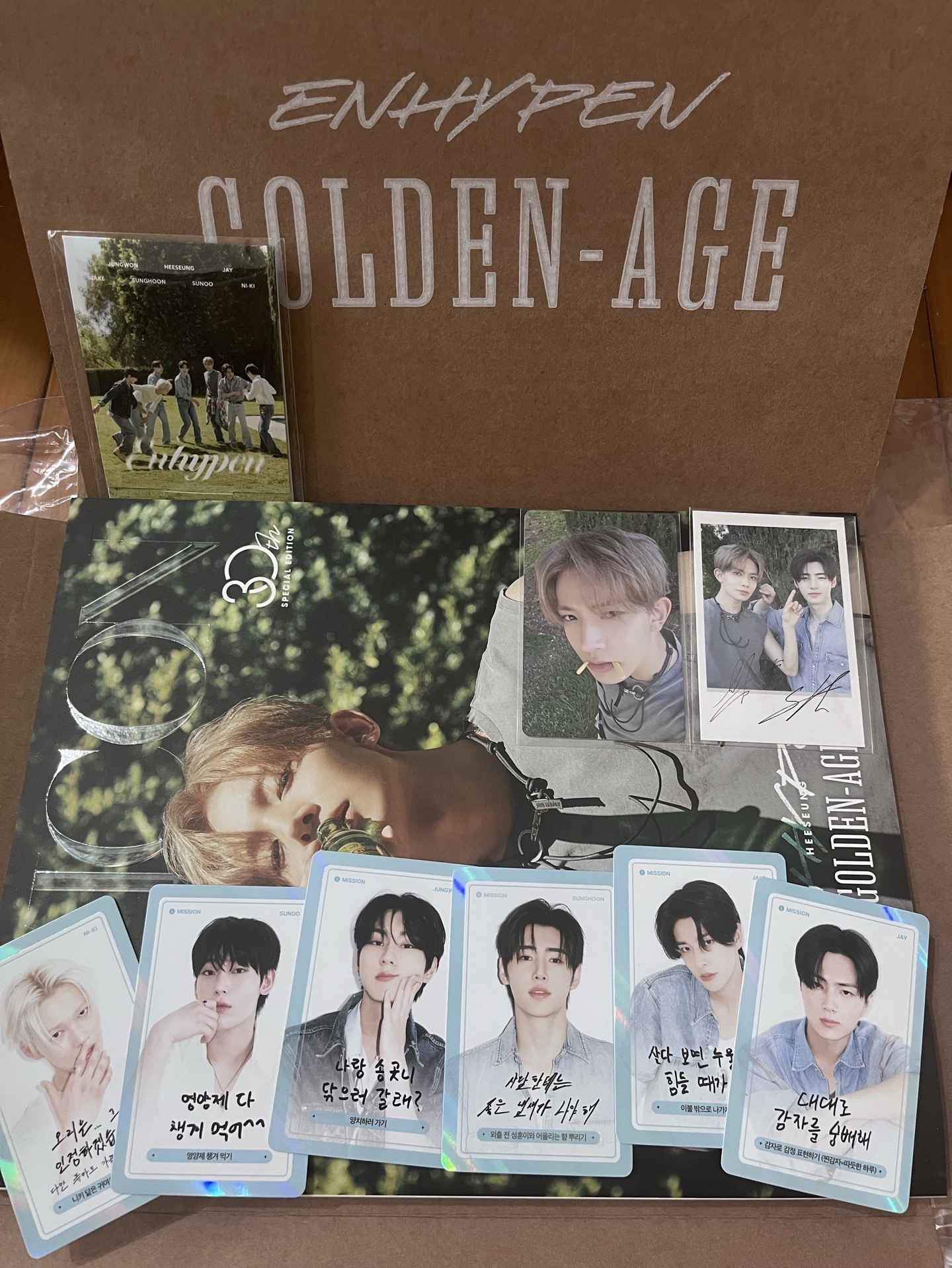 2025 D社雜誌 羲承ver. 雙人卡 雙面卡 小卡