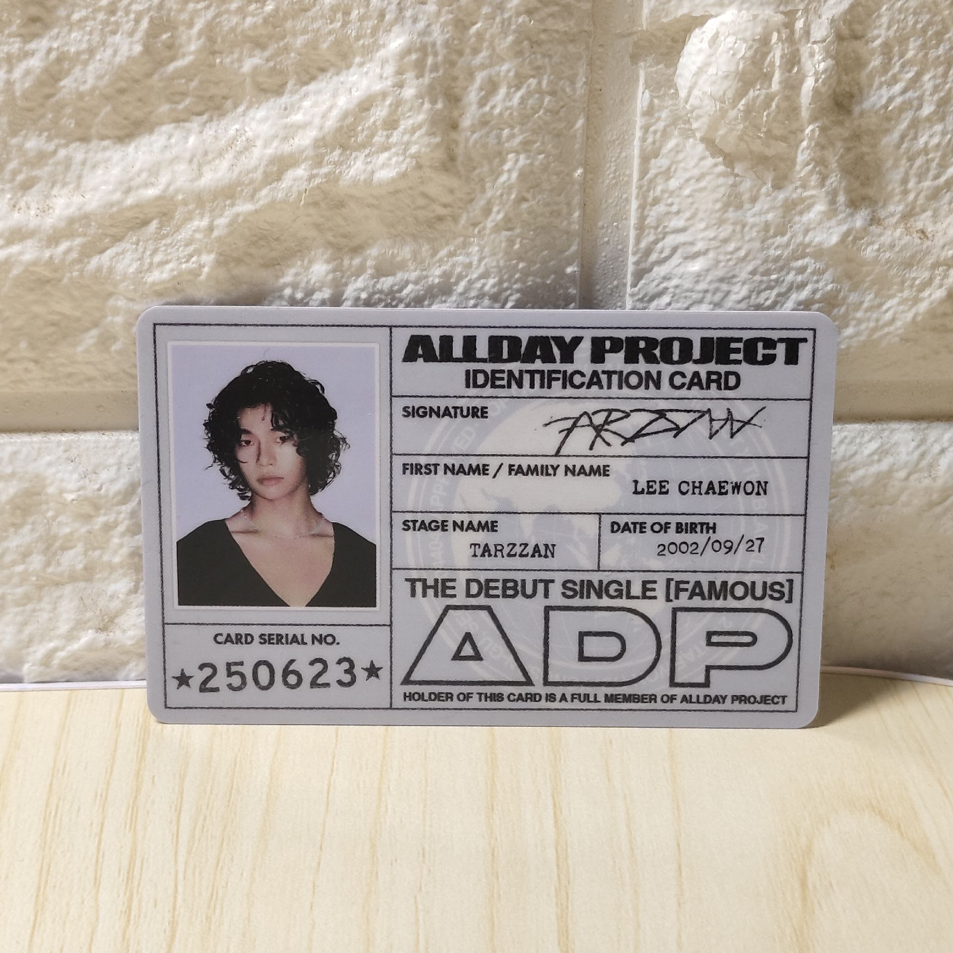 ALLDAY PROJECT 出道id卡一套