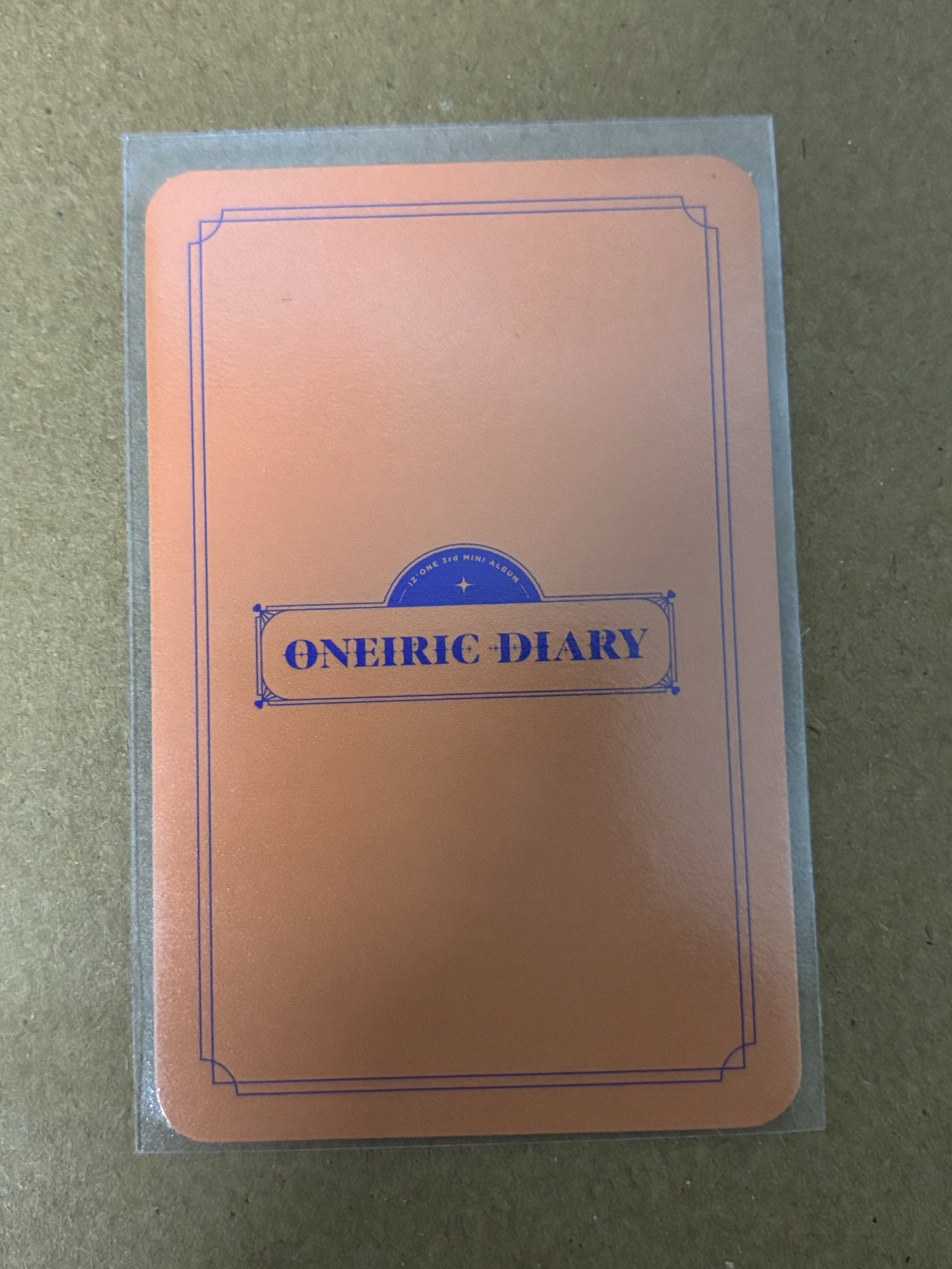 Oneiric Diary 專輯卡 幻想ONEIRIC版 專輯小卡