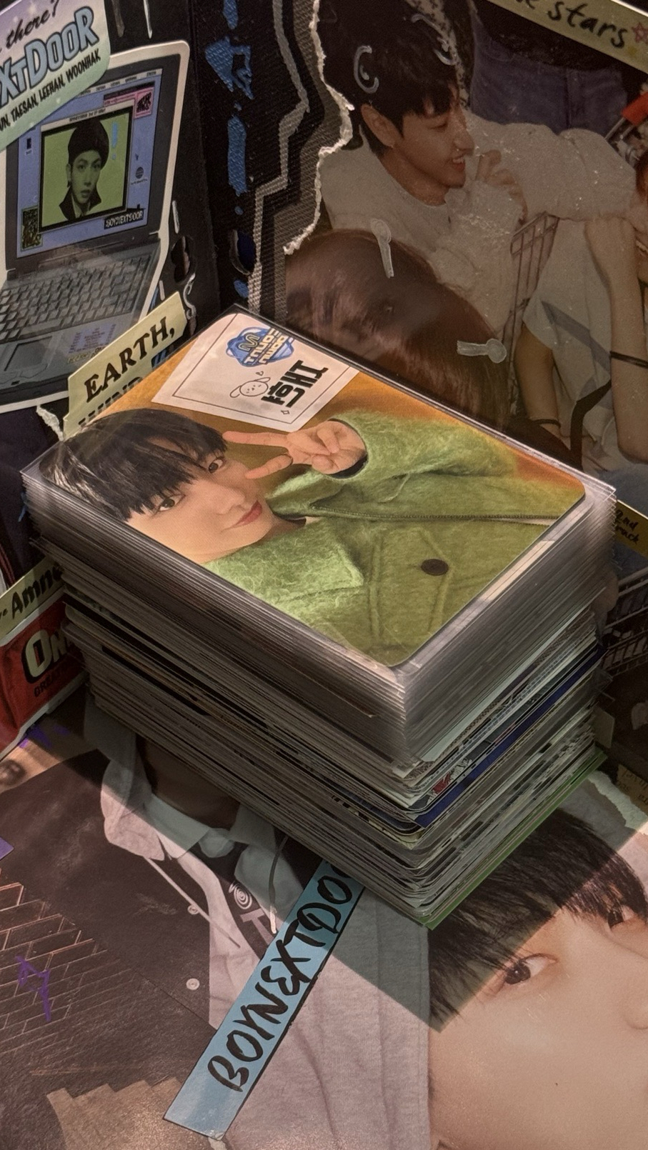 明宰鉉MC卡 綠衣