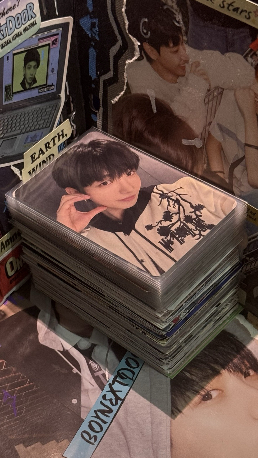 明宰鉉MC卡 臉頰愛心