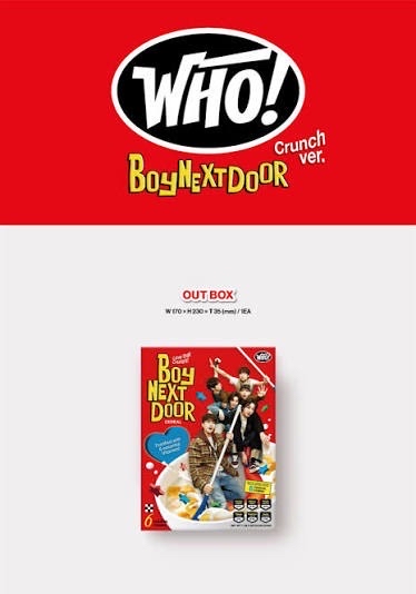 麥片盒全專已拆（專輯店購入