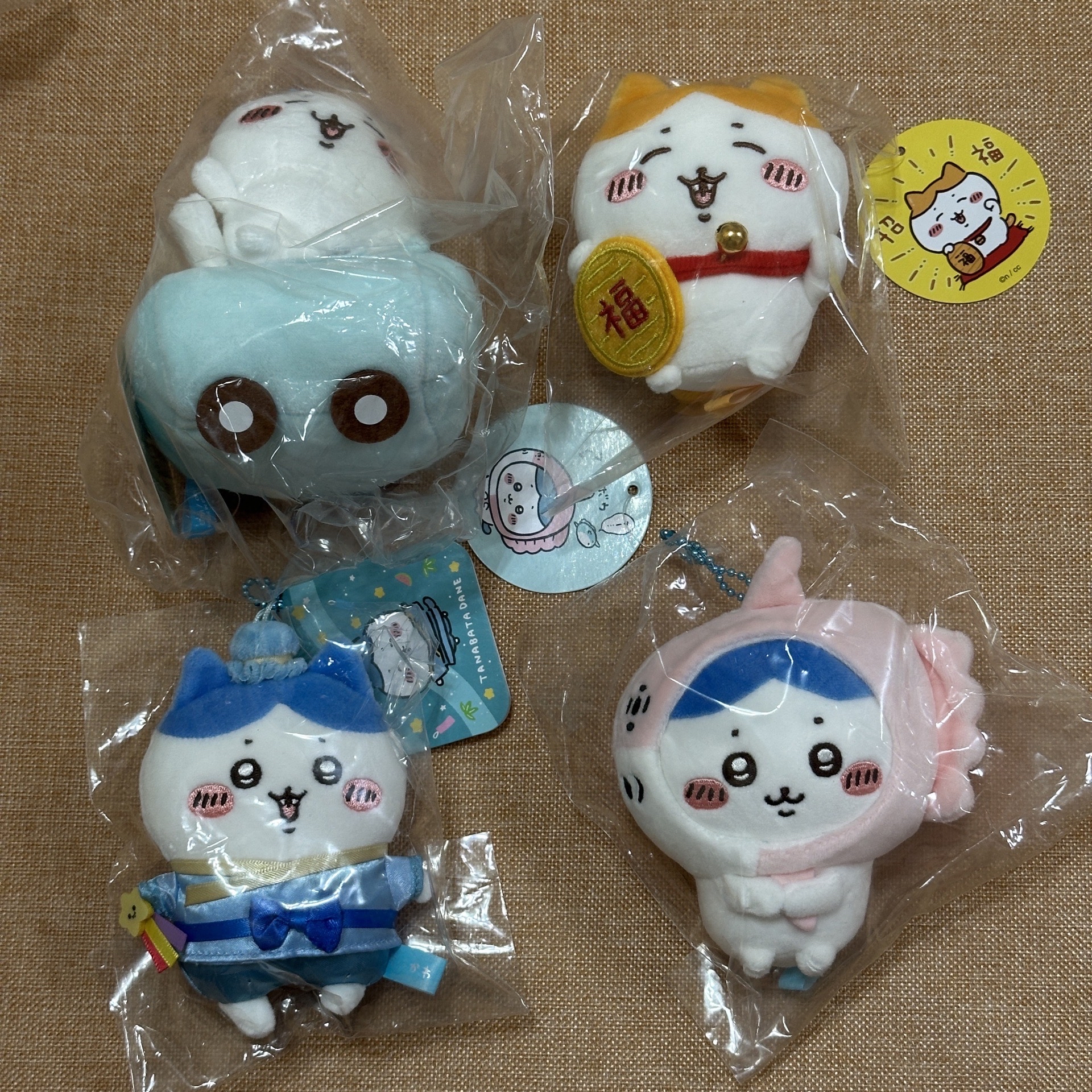 吉伊卡哇 招福小八 吊飾 及綁物