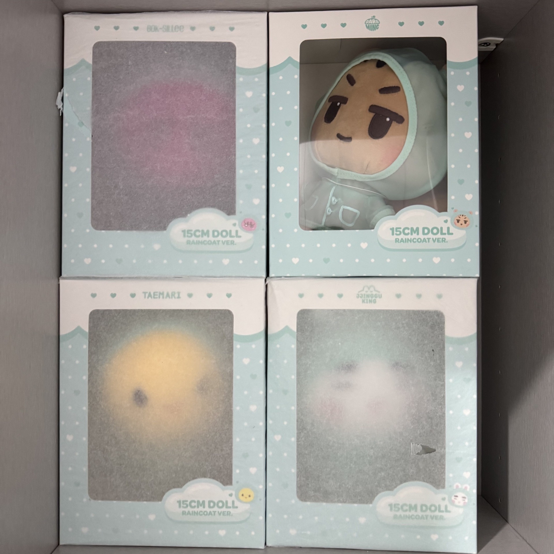 SHINee 週年演唱會 周邊 雨衣娃 20公分 盒娃