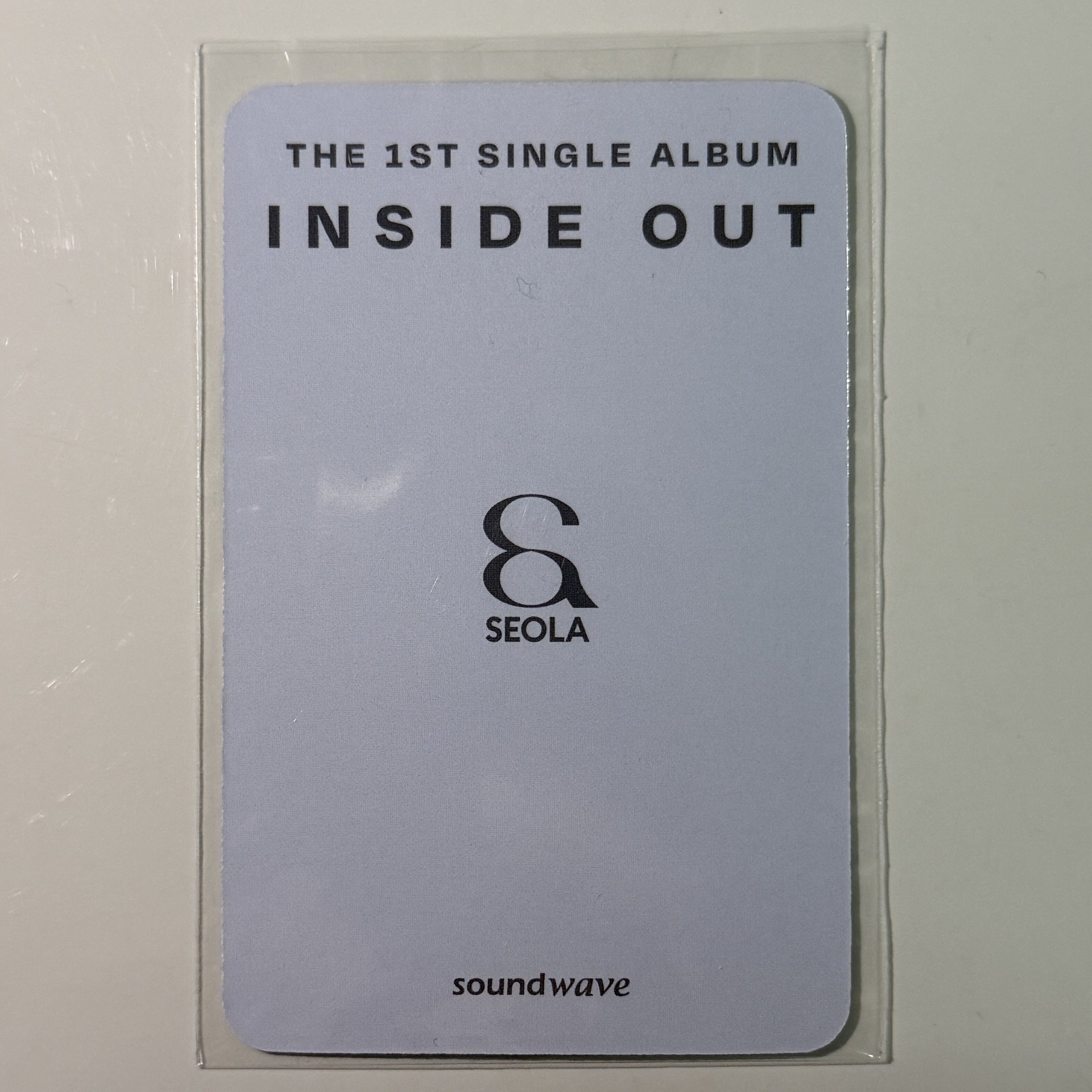 Seola SW 4.0 韓國簽售 線下 WJSN 單張 5-2-0的0