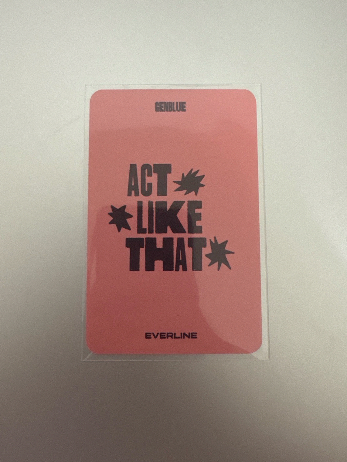 ACT LIKE THAT el 6.0 線上 簽售卡 探頭 ver. 心茗 XXIN