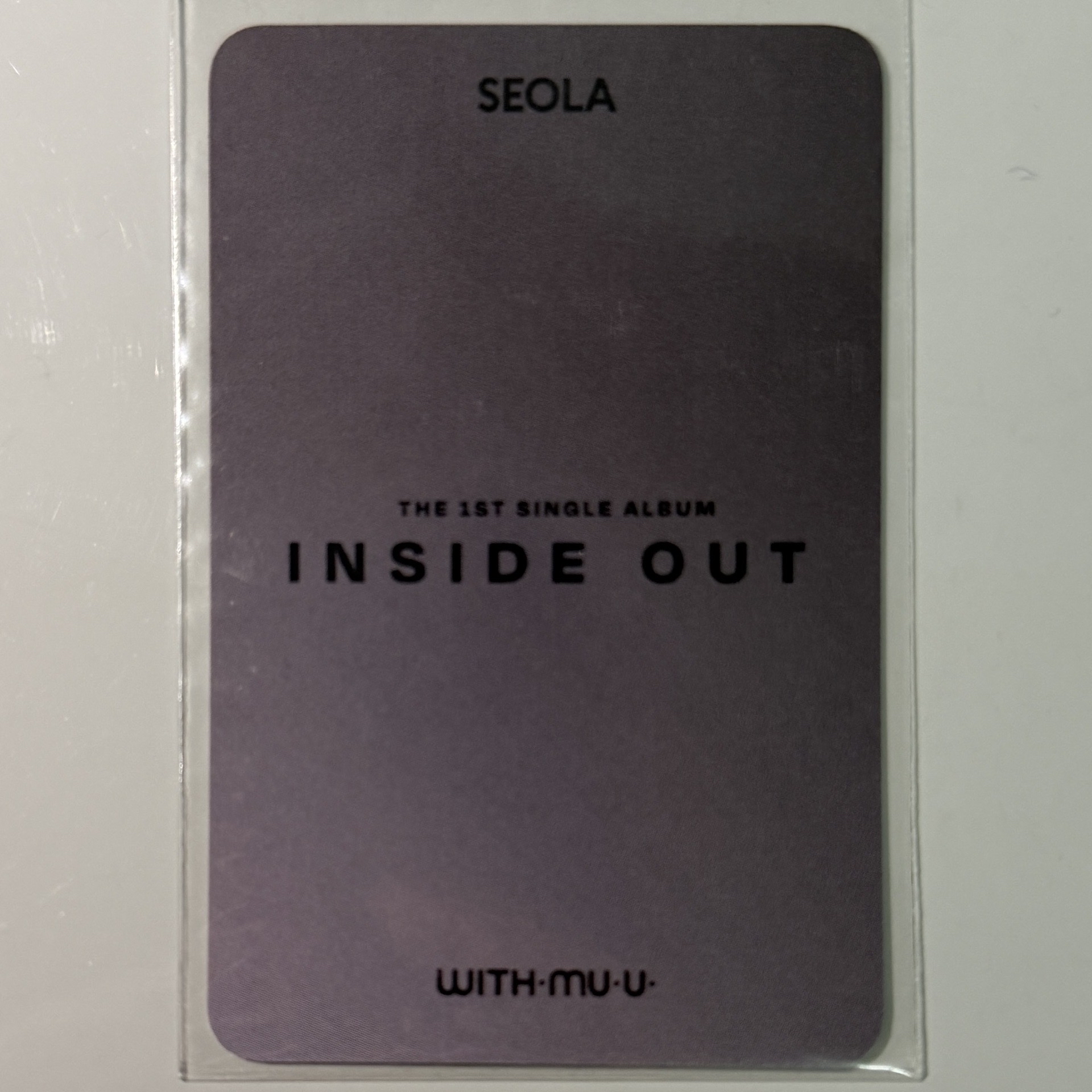 Seola WM 3.0 韓國簽售 線上 WJSN 單張