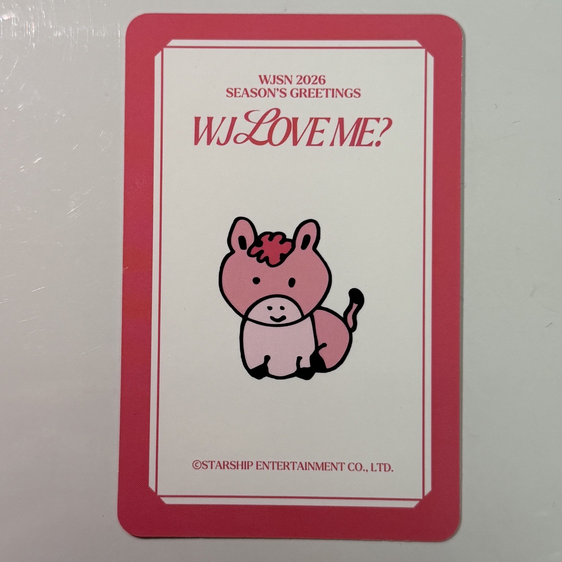 馬卡彬 SSQ特典 2026年曆 WJSN